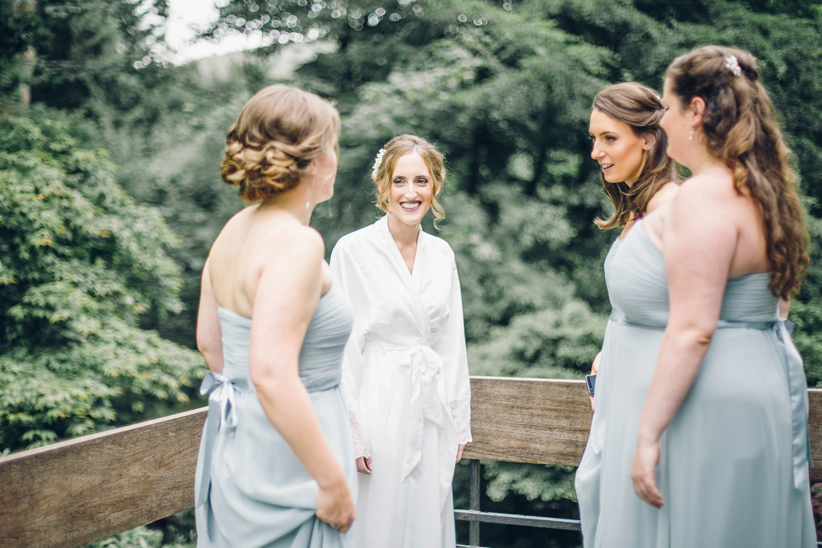 Kirsty wore a Stewart Parvin gown for her elegant and charming English Lake District wedding. Photography by Jessica Reeve.