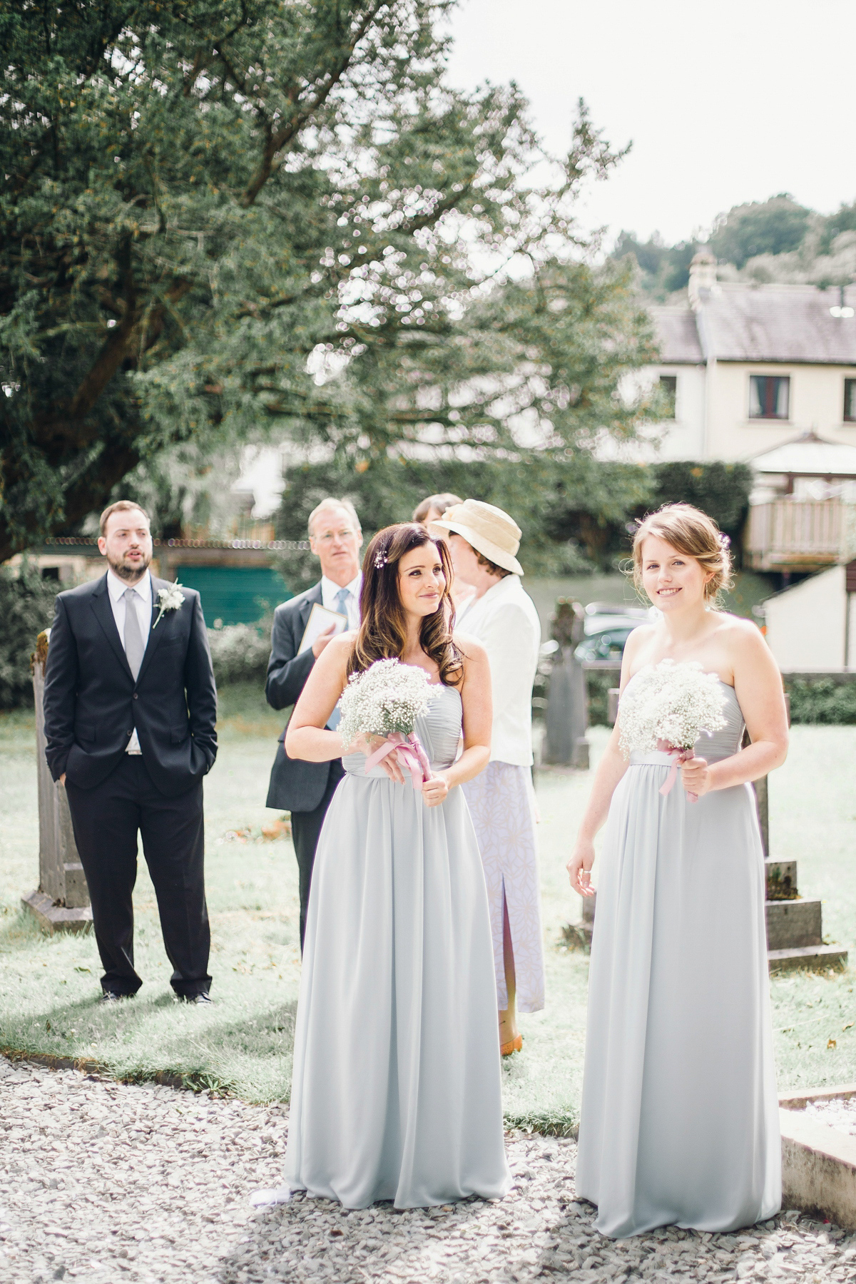 Kirsty wore a Stewart Parvin gown for her elegant and charming English Lake District wedding. Photography by Jessica Reeve.