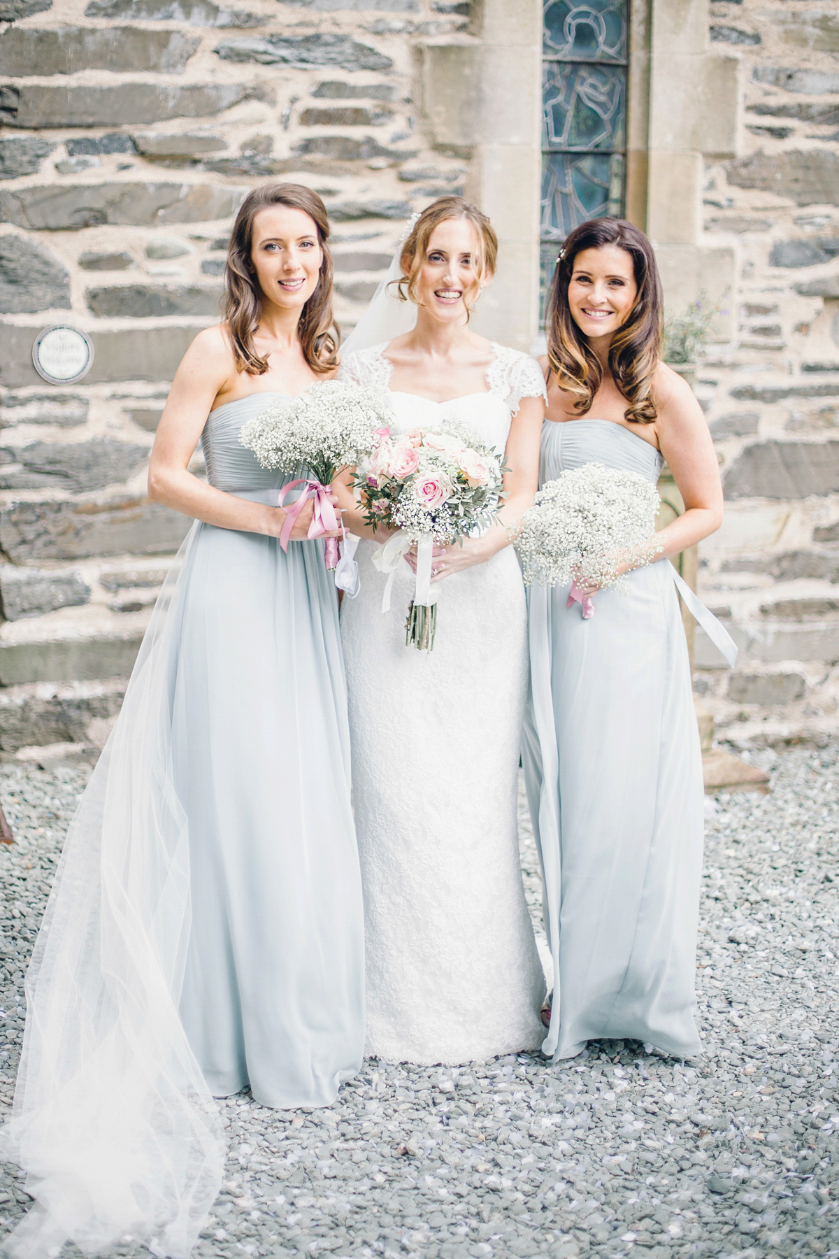 Kirsty wore a Stewart Parvin gown for her elegant and charming English Lake District wedding. Photography by Jessica Reeve.