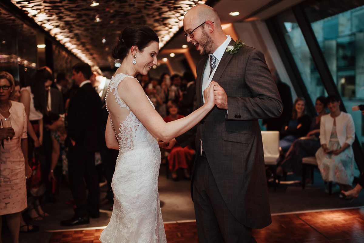 Beth wore a Watters gown and carried an all-white bouquet for her effortlessly elegant, cool, modern and stylish London wedding. Images captured by Wheels & Co Photography. Beth wore a Watters gown and carried an all-white bouquet for her effortlessly elegant, cool, modern and stylish London wedding. Images captured by Wheels & Co Photography.