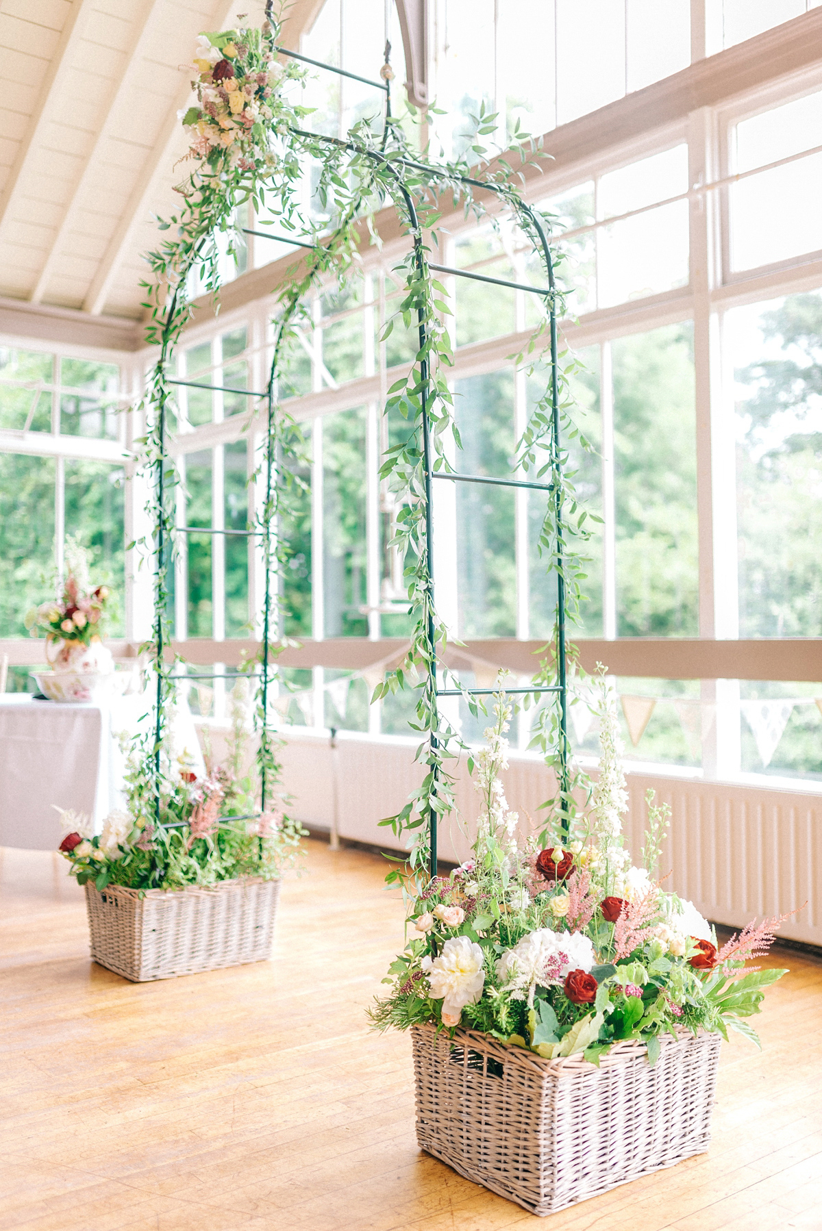 Jade wore Mori Lee for her elegant Victorian glasshouse wedding at Hexham Gardens. Photography by Sarah-Jane Ethan.