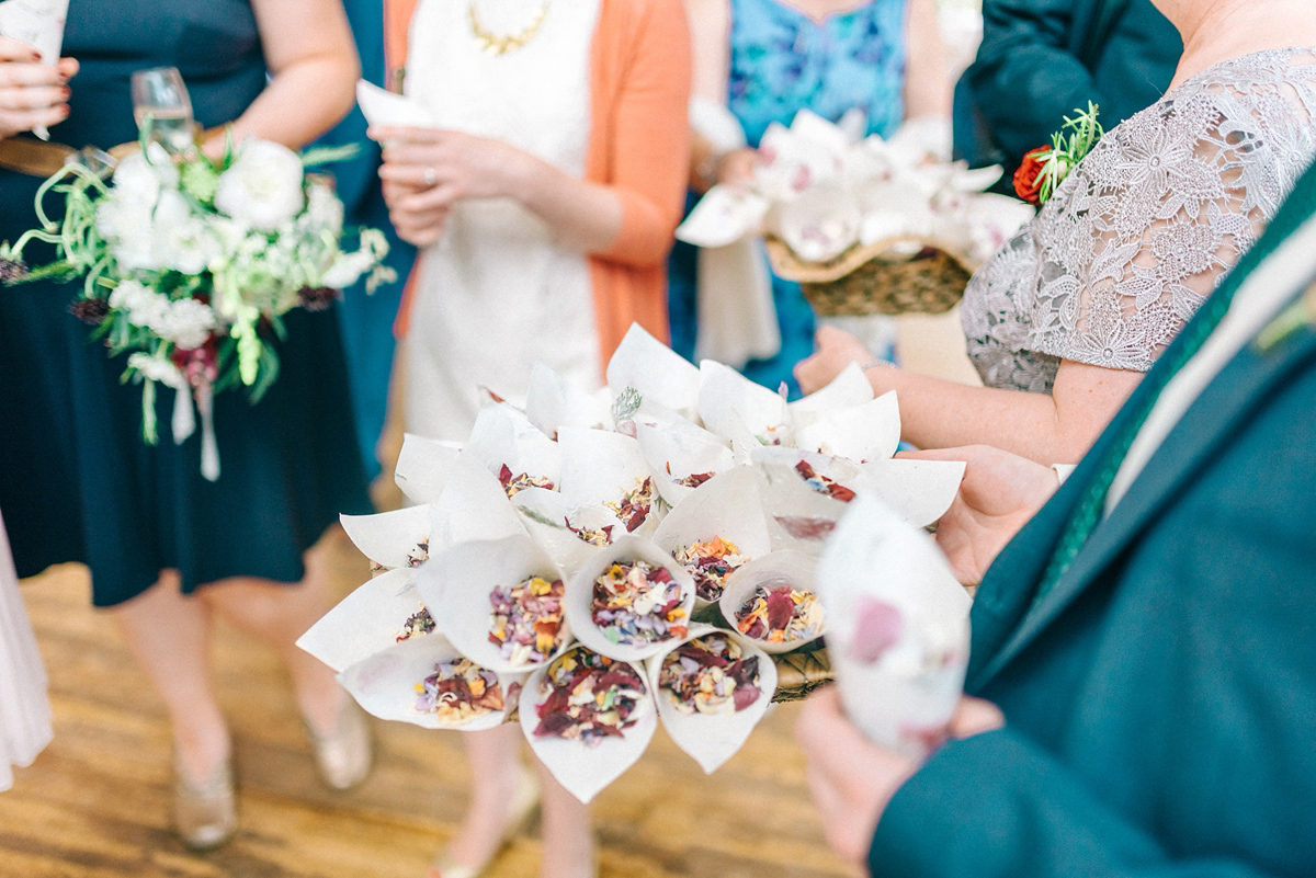 Jade wore Mori Lee for her elegant Victorian glasshouse wedding at Hexham Gardens. Photography by Sarah-Jane Ethan.