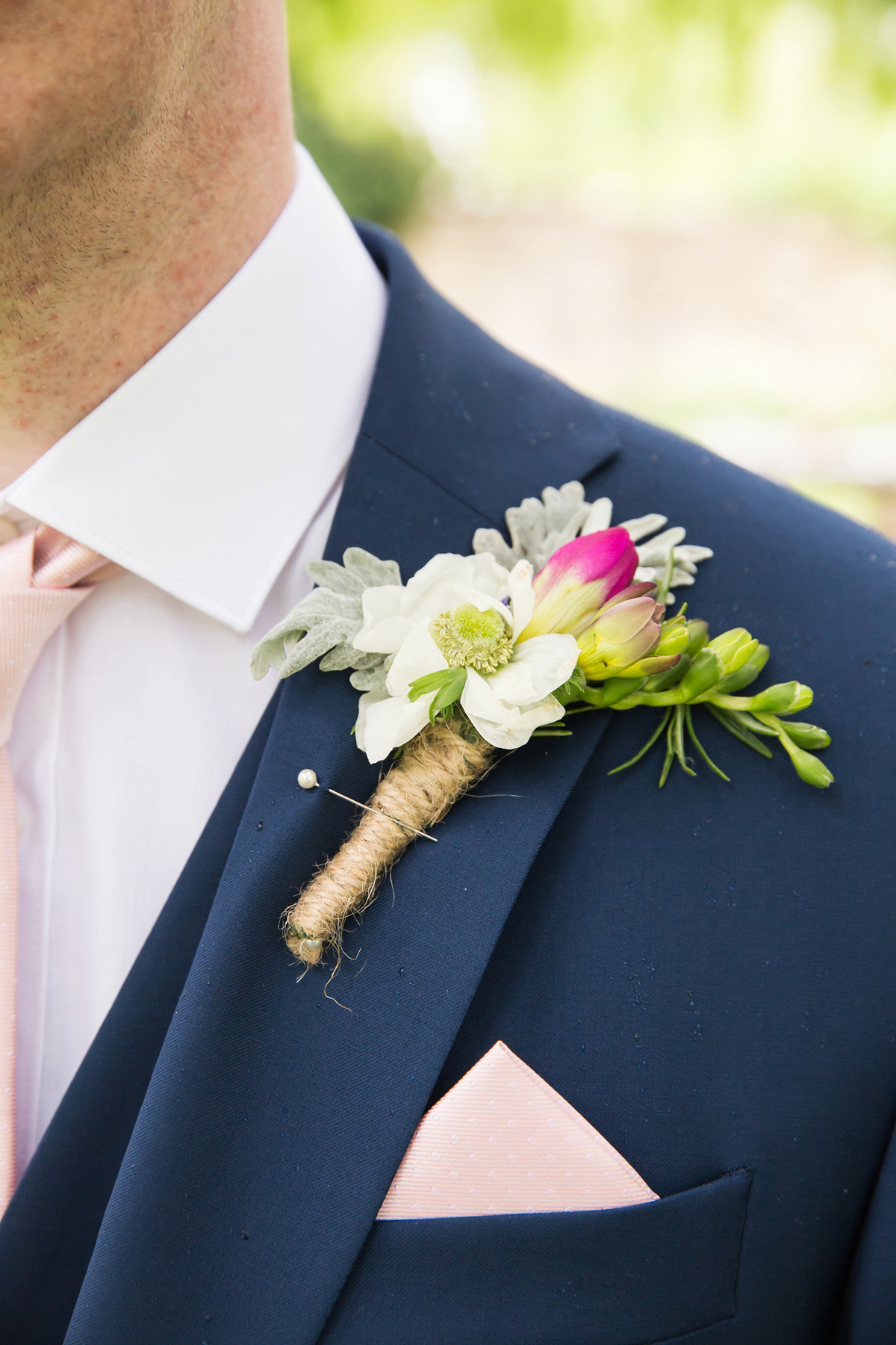 Jo wore a retro inspired Sassi Holford gown from Ellie Sanderson bridal boutique and a pair of Charlotte Mills shoes for her 'silent disco' wedding. Photography by Hannah Larkin.