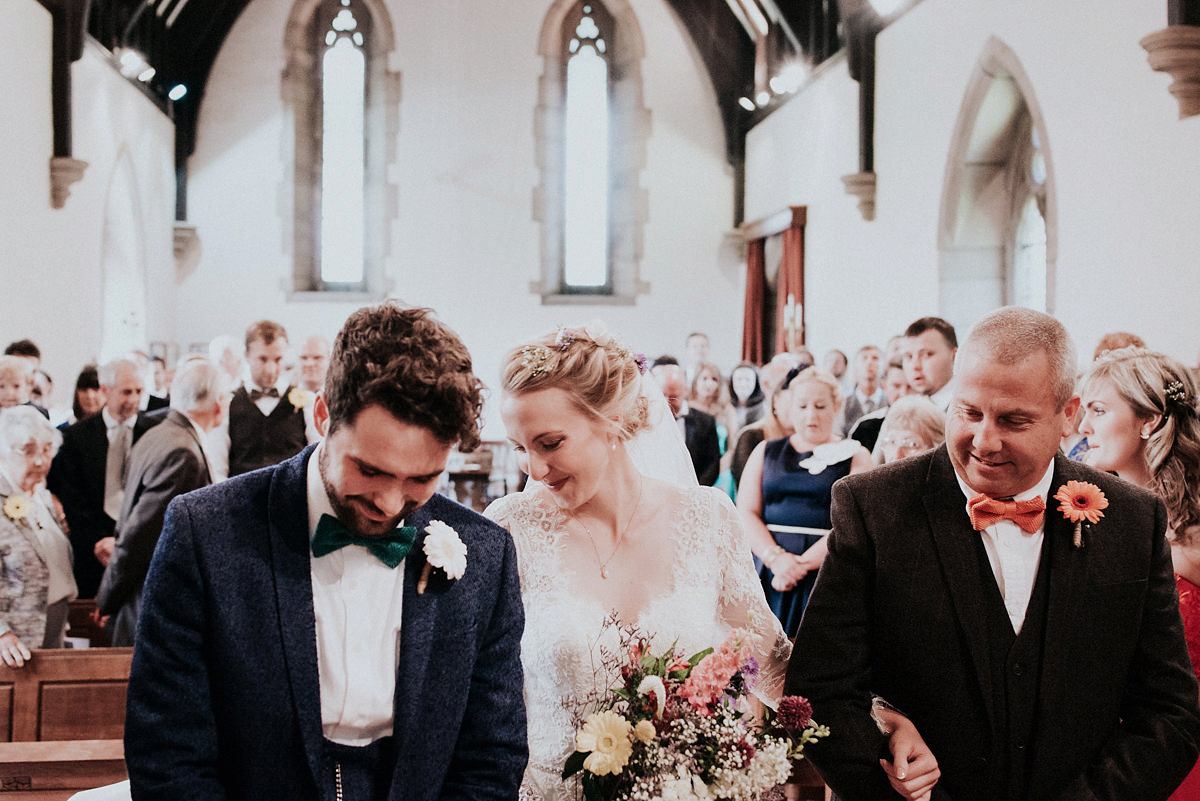 The bride wore an Essense of Australia gown for her colourful and homespun Summer wedding. Photography by Shutter Go Click.