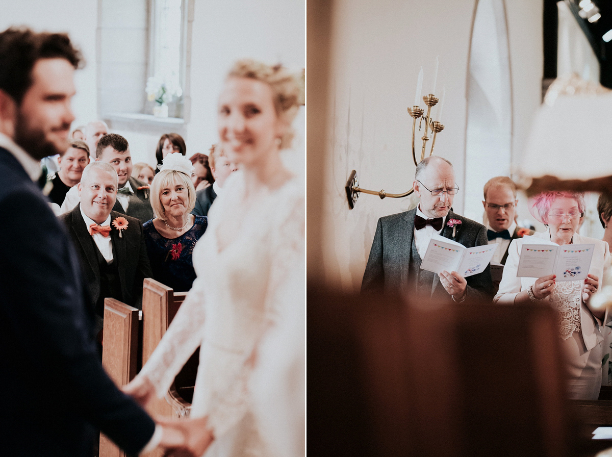 The bride wore an Essense of Australia gown for her colourful and homespun Summer wedding. Photography by Shutter Go Click.