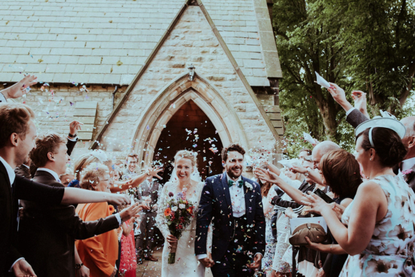 An Essense Of Australia Dress For A Colourful and Homespun Summer Wedding