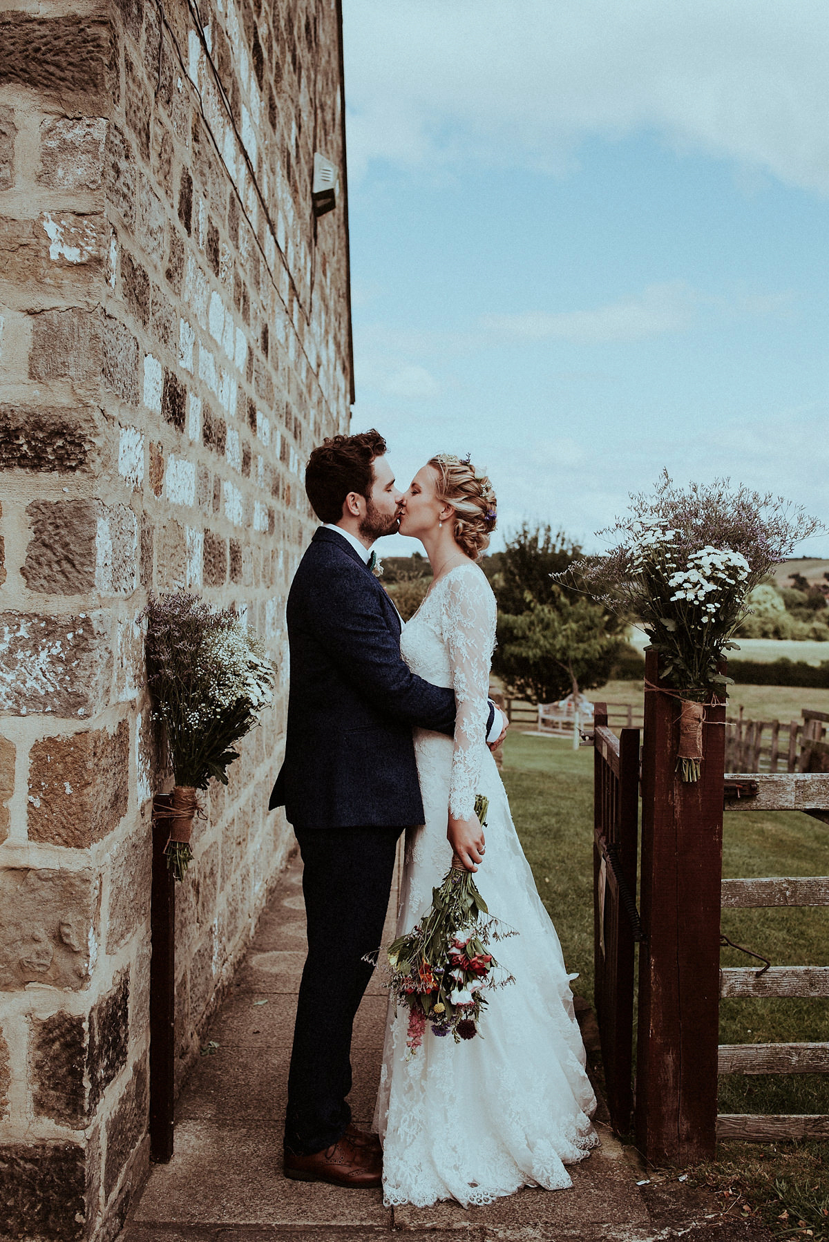 The bride wore an Essense of Australia gown for her colourful and homespun Summer wedding. Photography by Shutter Go Click.