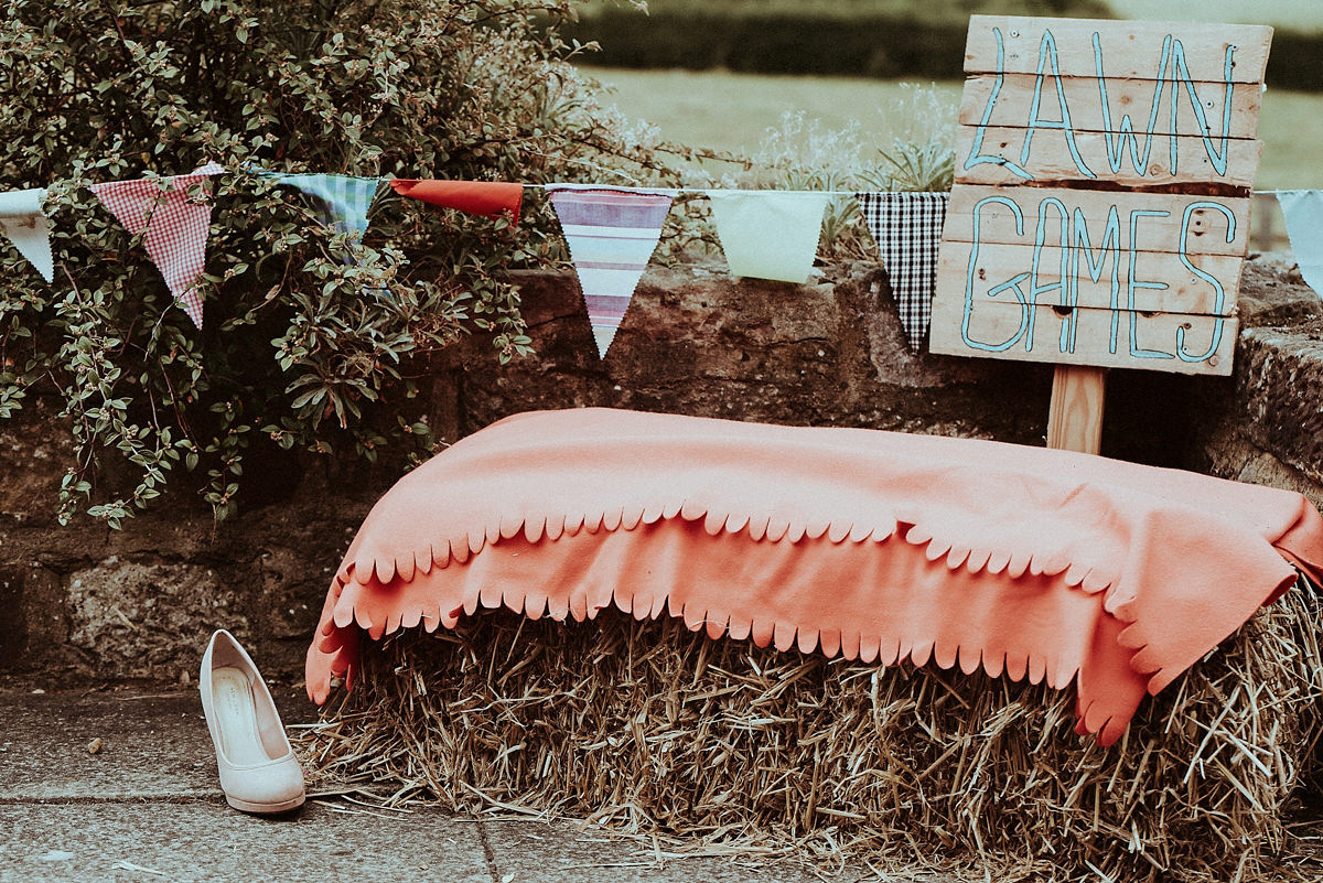 The bride wore an Essense of Australia gown for her colourful and homespun Summer wedding. Photography by Shutter Go Click.