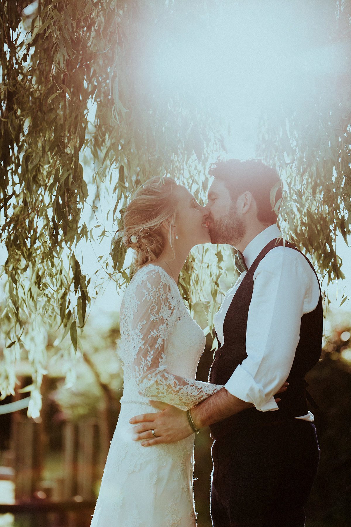 The bride wore an Essense of Australia gown for her colourful and homespun Summer wedding. Photography by Shutter Go Click.