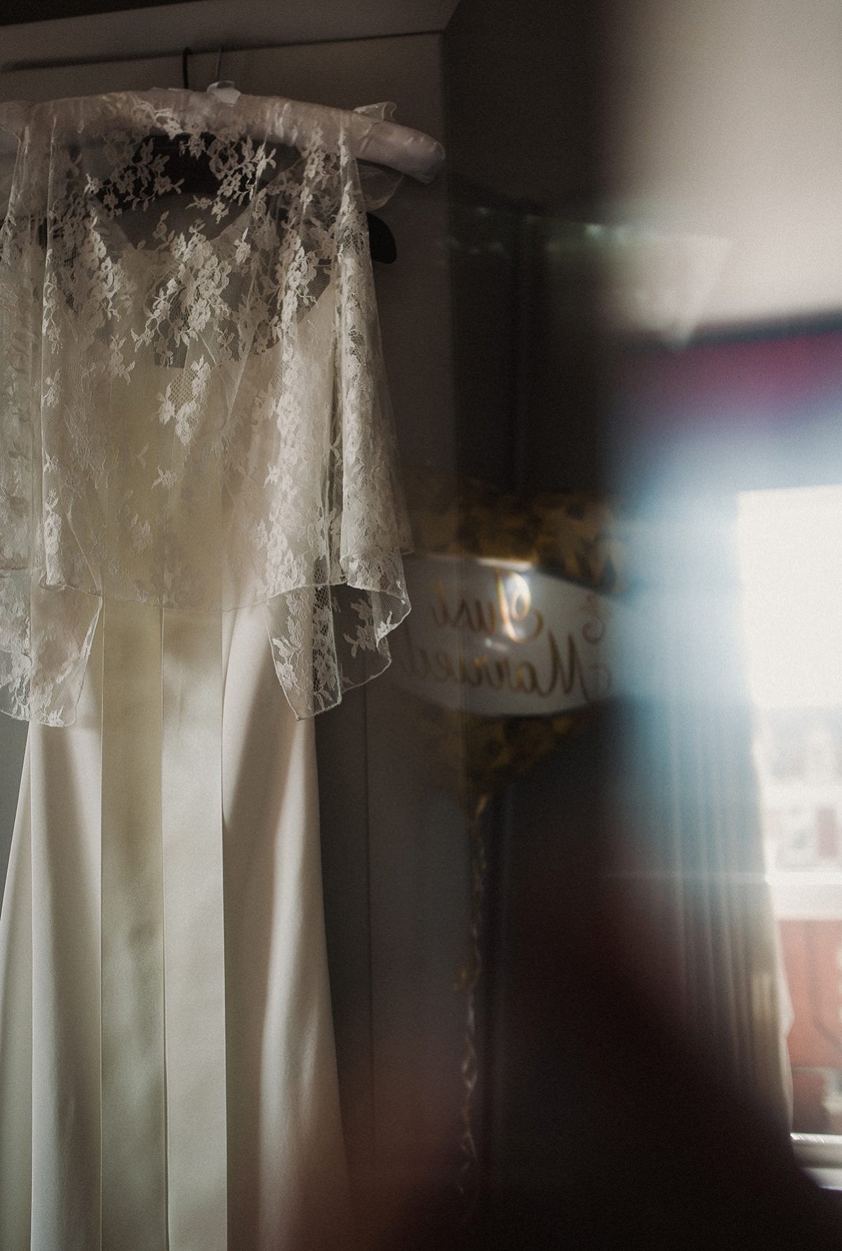 Posie wore a Delphine Manivet gown for her rustic, handmade, outdoor handfasting ceremony, captured by Amy Taylor Imaging.