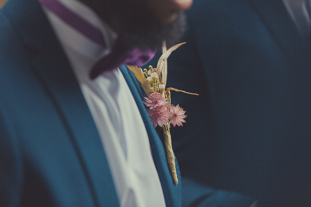 Chioma wore a David's Bridal gown for her Christian and 1920's vintage glamrous inspired wedding. Photography by James Green.