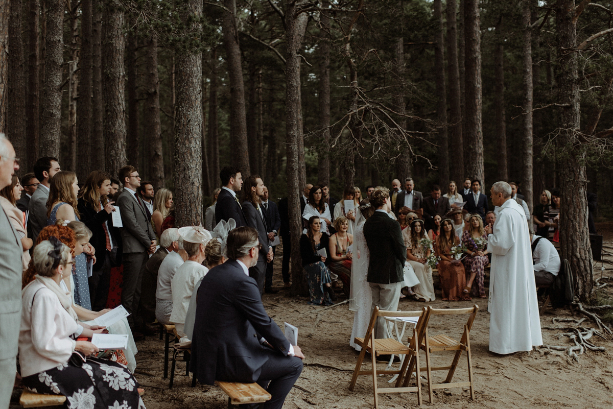 70s vintage dress woodland wedding 42 1