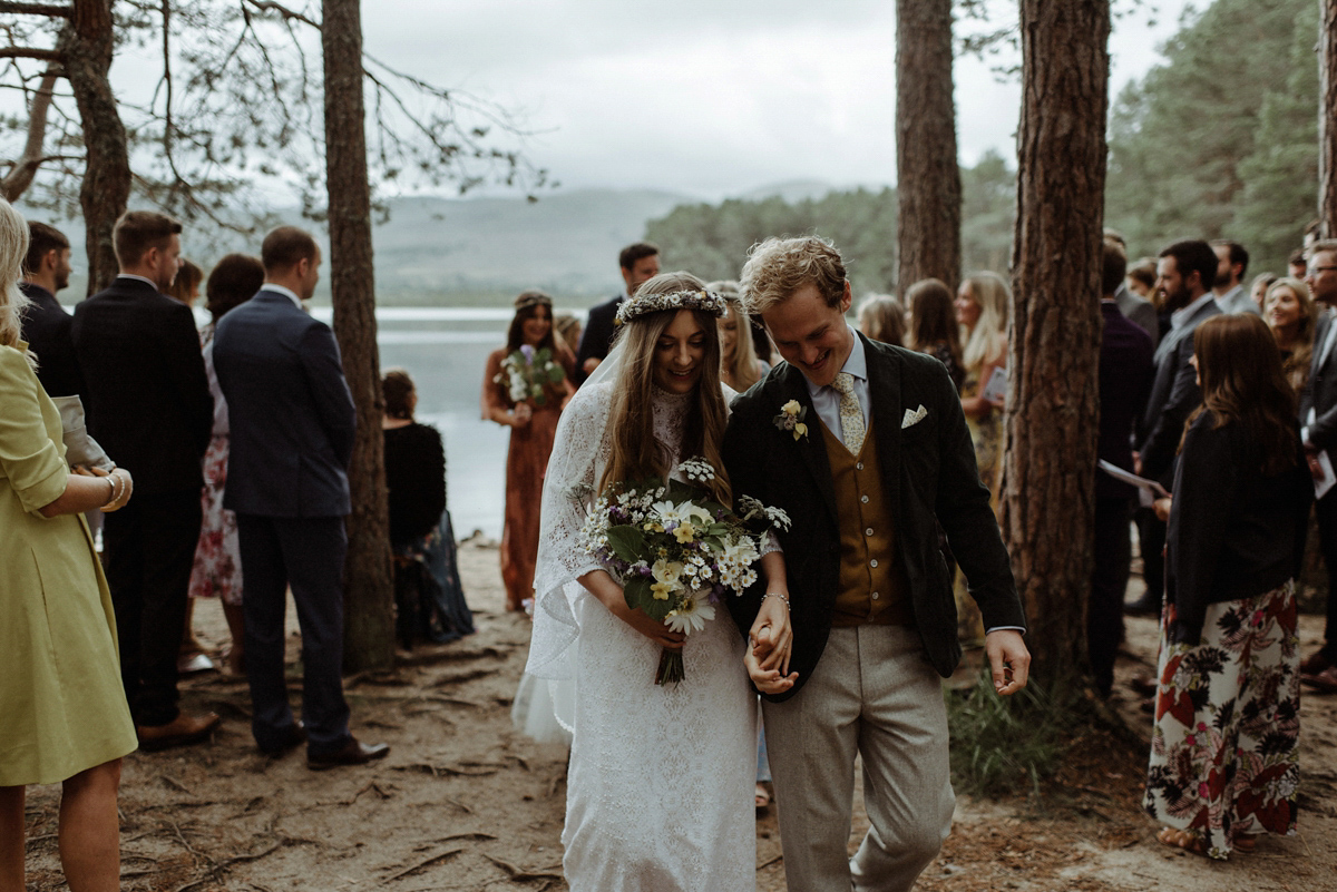 70s vintage dress woodland wedding 54 1