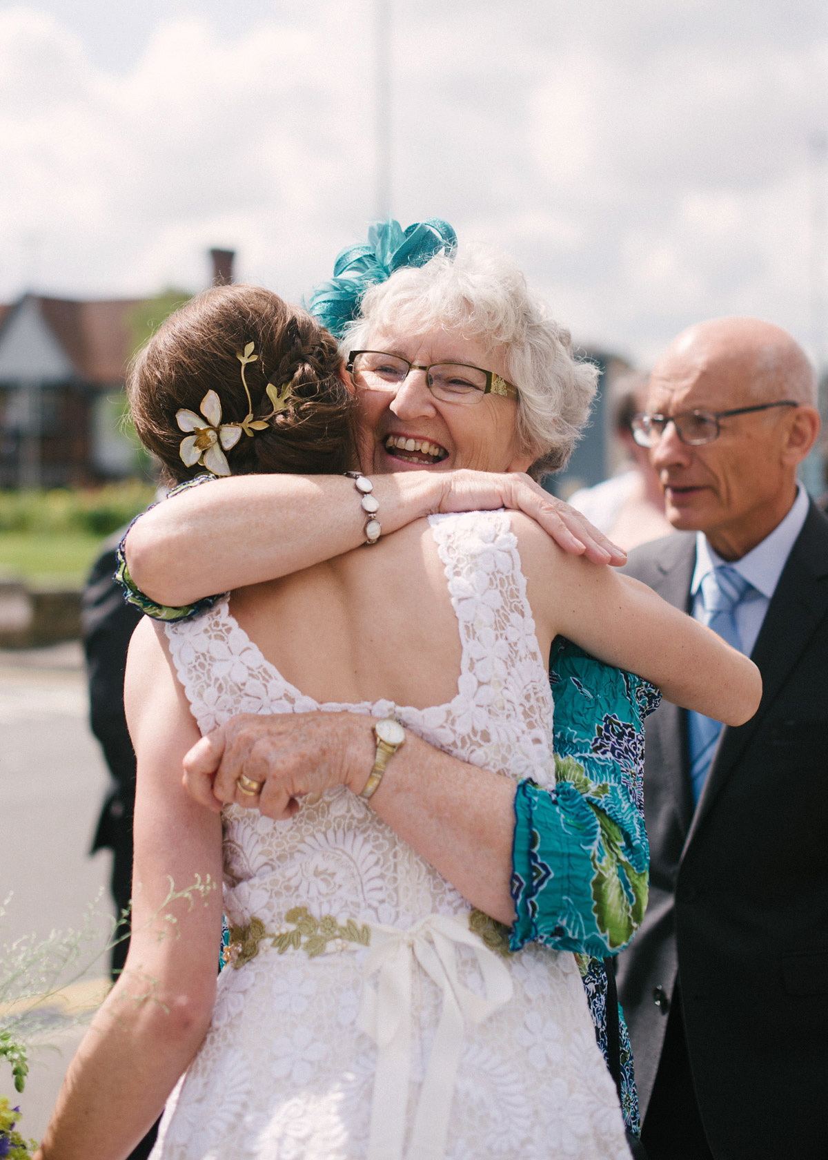 Short BHLDN dress wedding at home 22 1