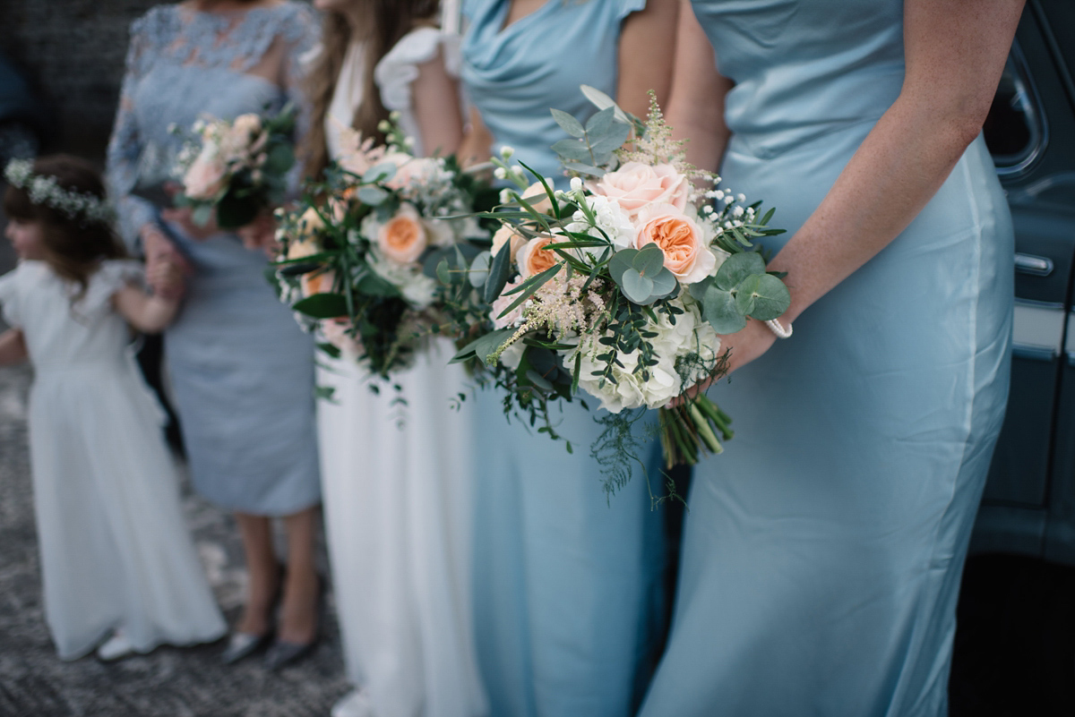 Bride Heidi wears Rime Arodaky separates for her French wedding in Ireland. Kat Mervyn Photography.