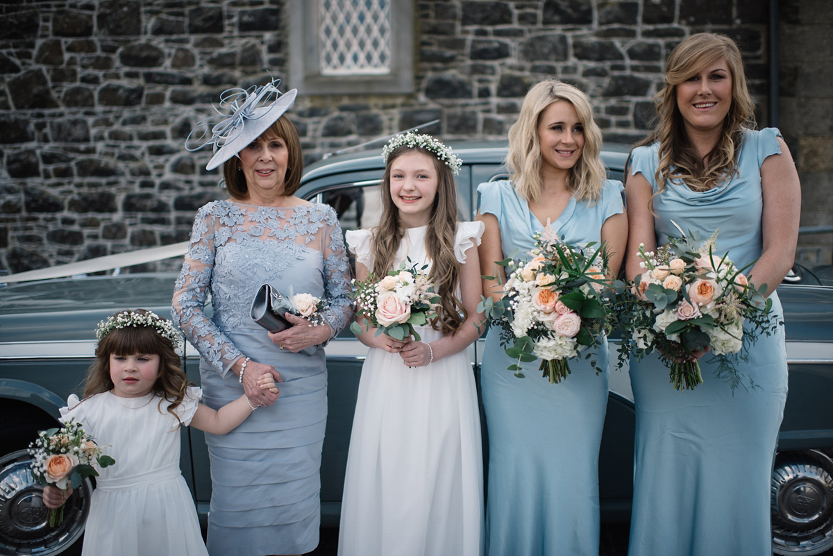 Bride Heidi wears Rime Arodaky separates for her French wedding in Ireland. Kat Mervyn Photography.