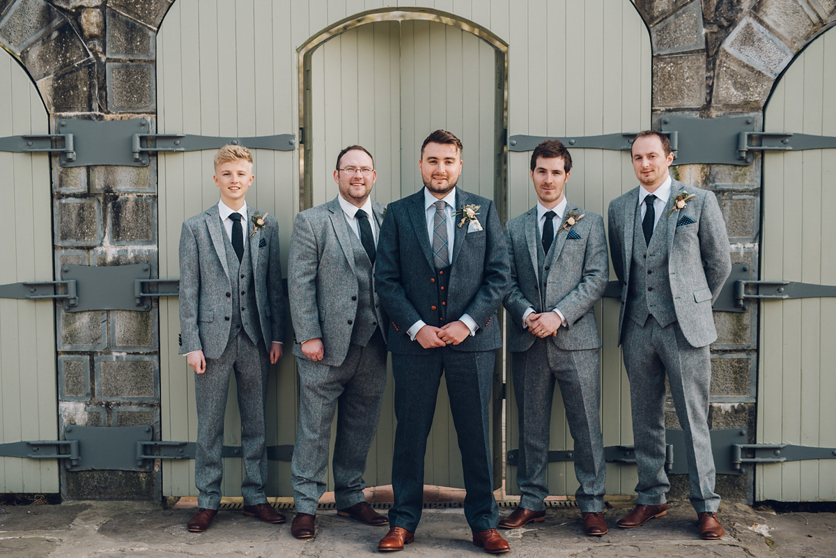 Bride Heidi wears Rime Arodaky separates for her French wedding in Ireland. Kat Mervyn Photography.