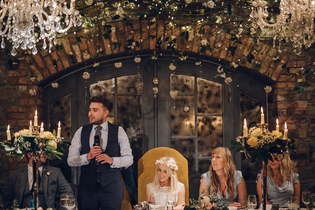 Bride Heidi wears Rime Arodaky separates for her French wedding in Ireland. Kat Mervyn Photography.