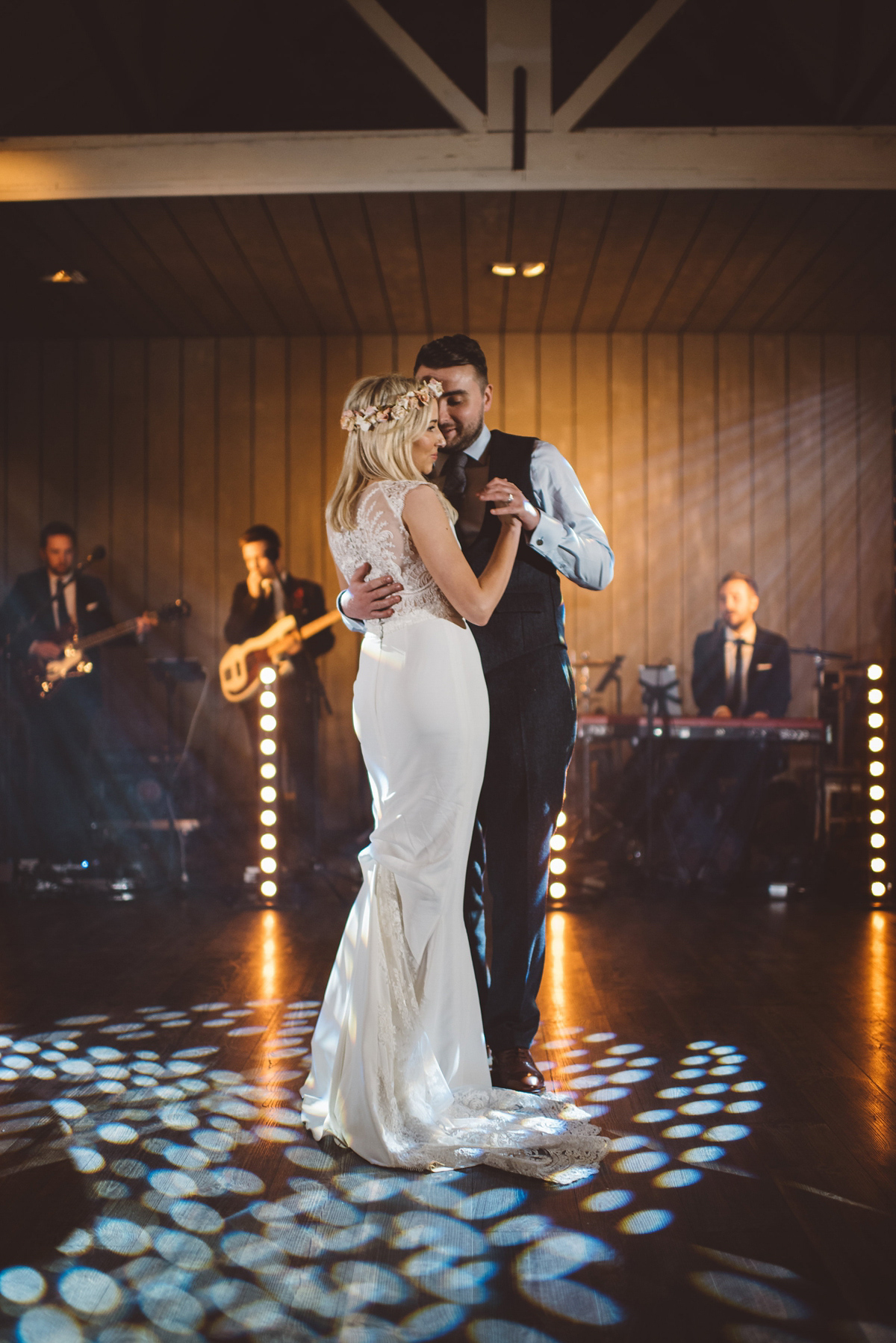 Bride Heidi wears Rime Arodaky separates for her French wedding in Ireland. Kat Mervyn Photography.