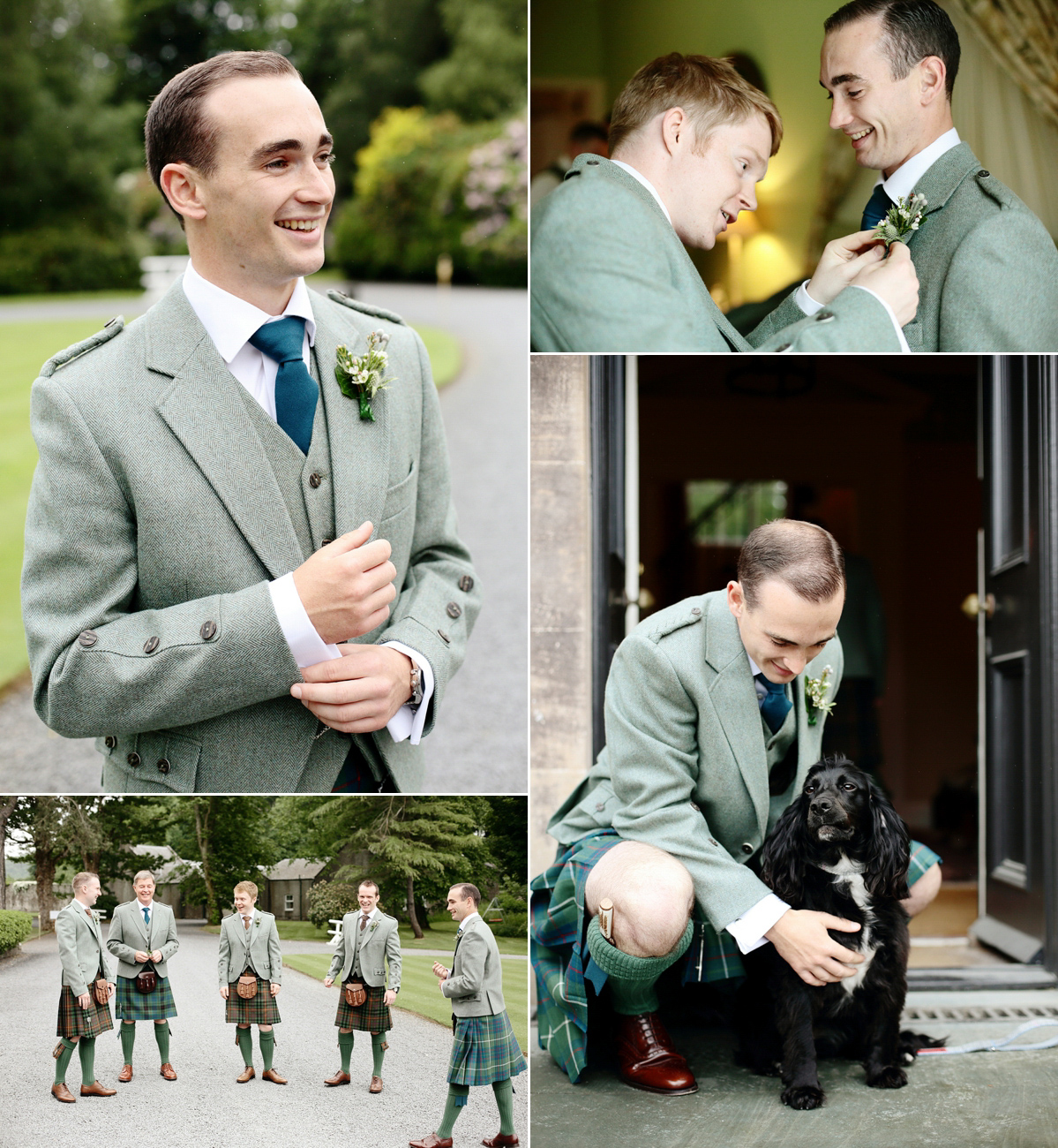 watters dress walled garden wedding scotland dasha caffrey photography 13 1