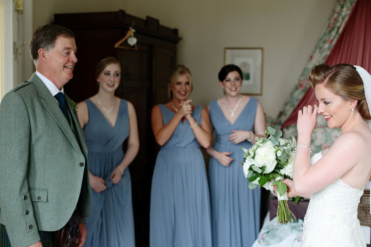 watters dress walled garden wedding scotland dasha caffrey photography 19 1