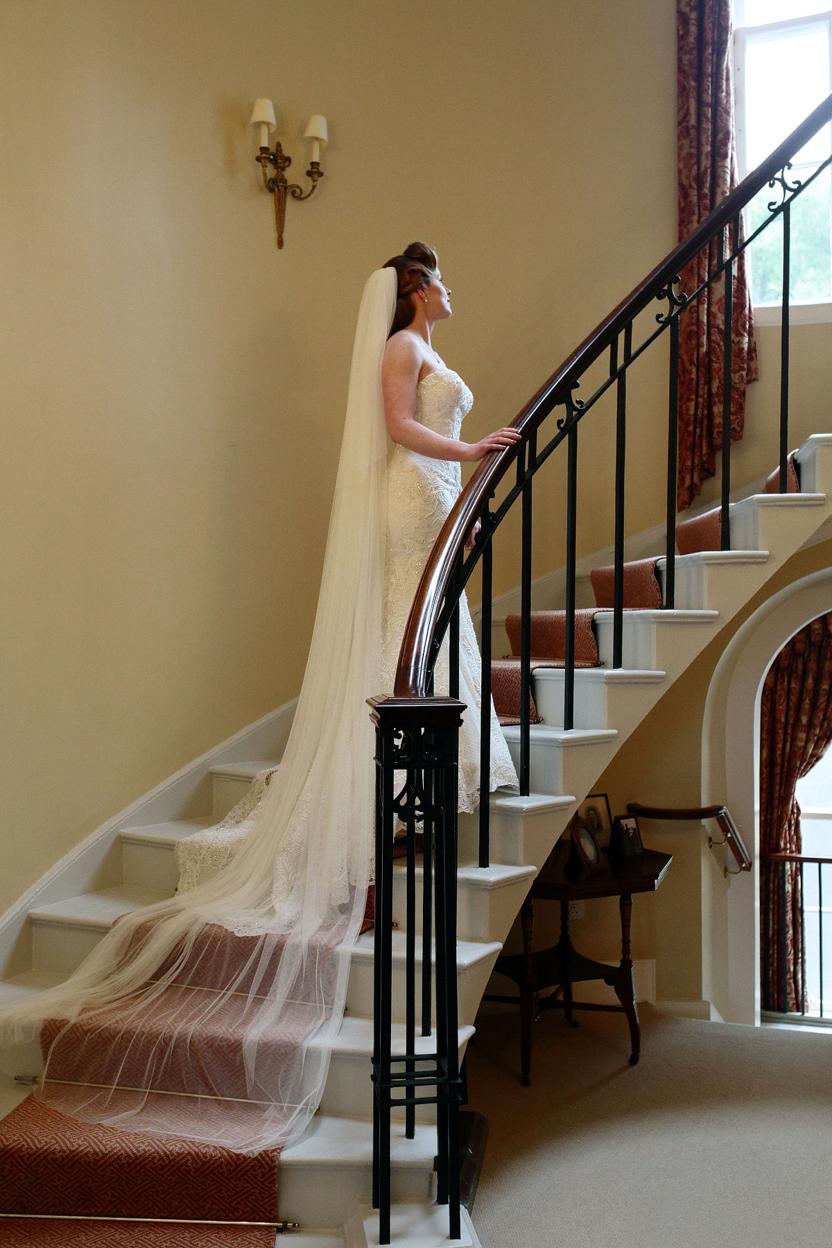 watters dress walled garden wedding scotland dasha caffrey photography 24 1