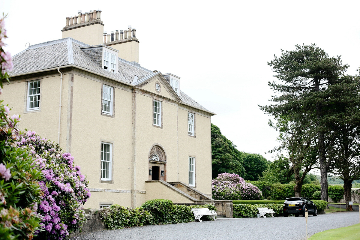 watters dress walled garden wedding scotland dasha caffrey photography 4 1