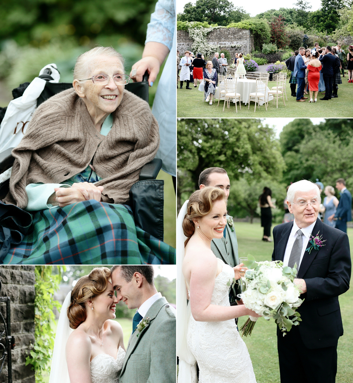 watters dress walled garden wedding scotland dasha caffrey photography 51 1