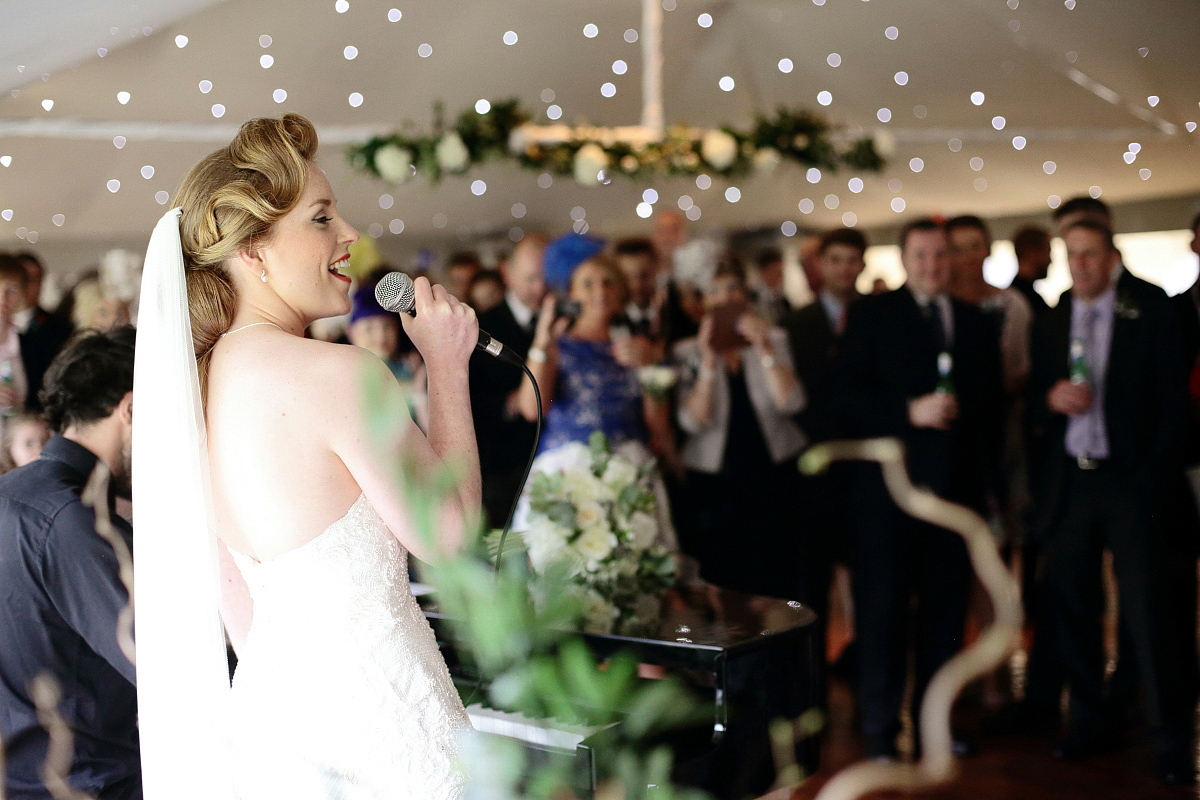 watters dress walled garden wedding scotland dasha caffrey photography 53 1