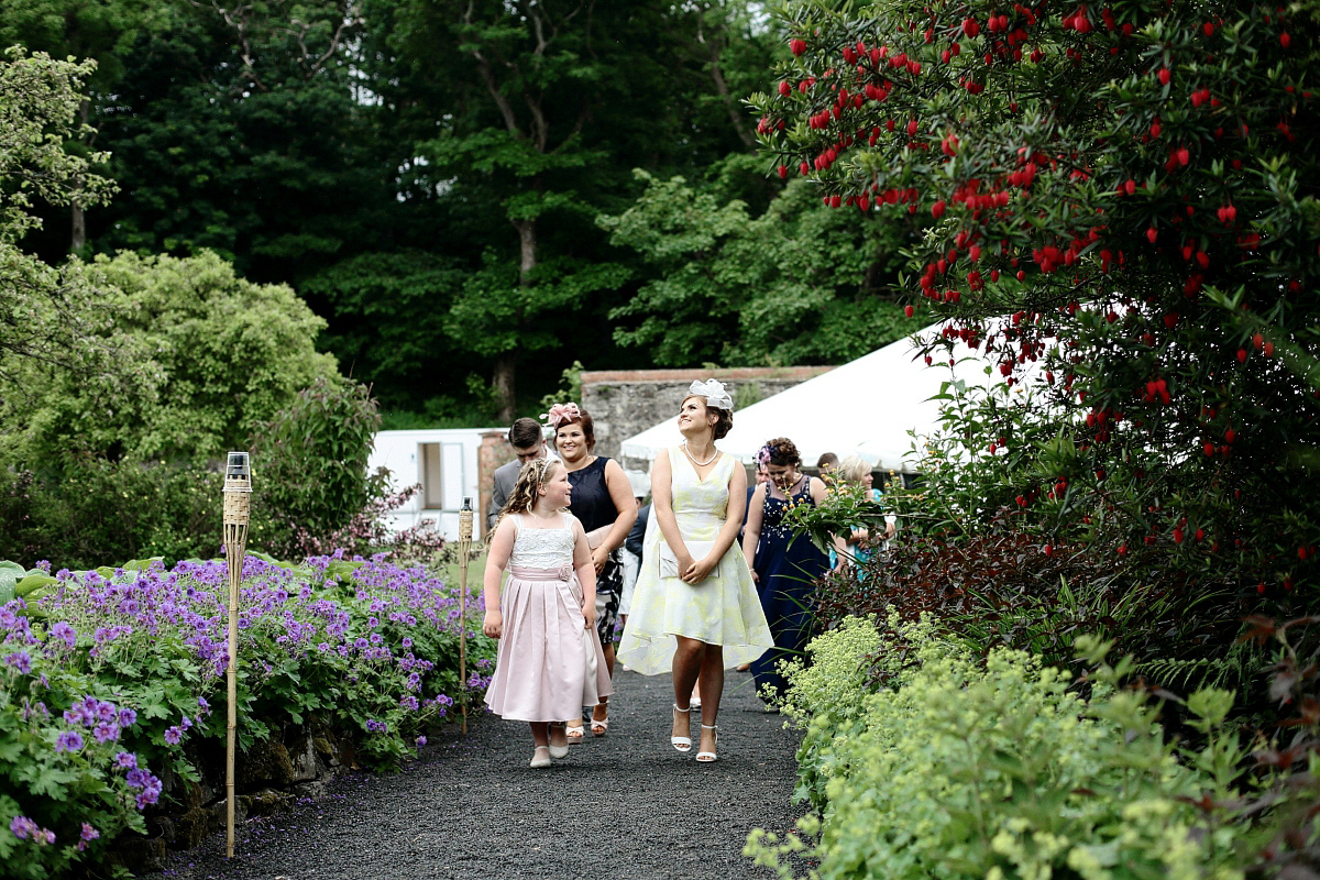 watters dress walled garden wedding scotland dasha caffrey photography 54 1