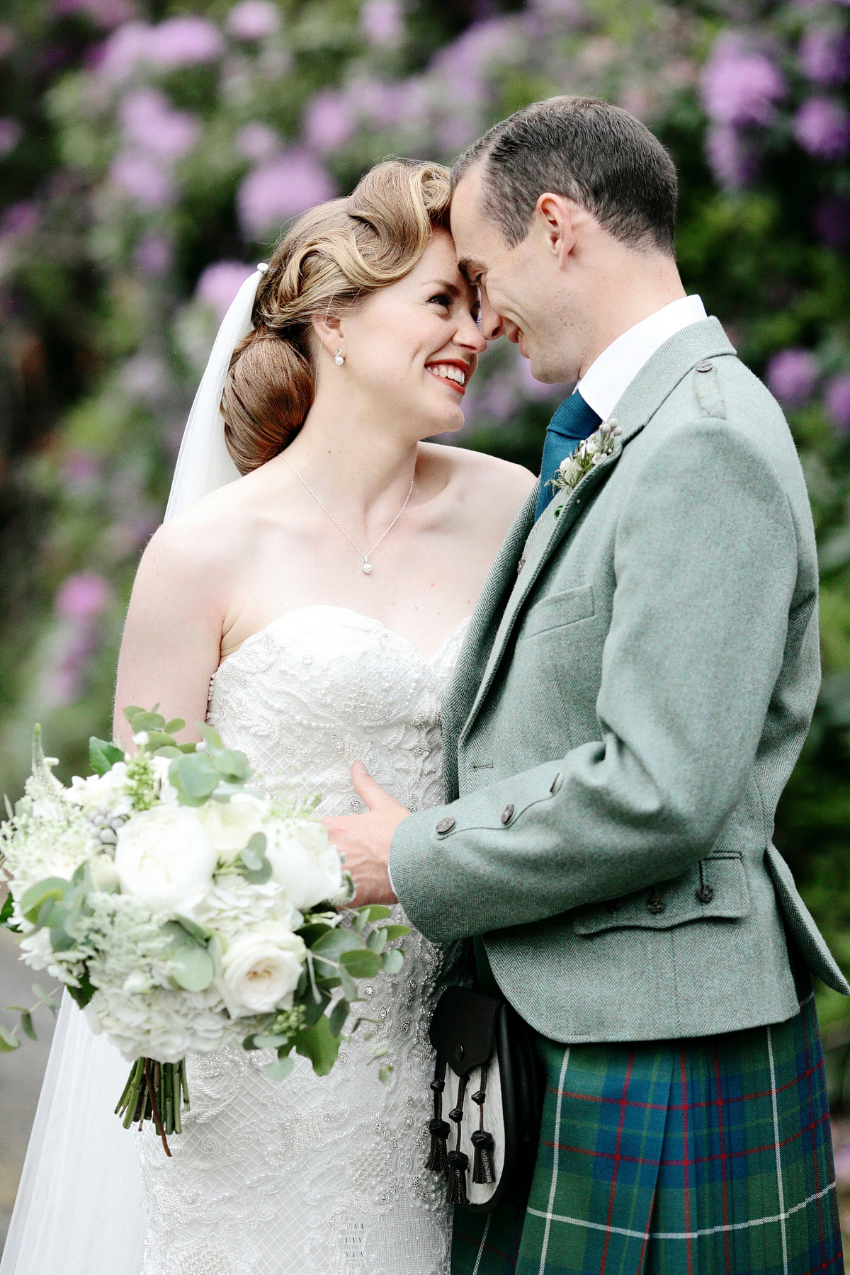 watters dress walled garden wedding scotland dasha caffrey photography 59 1