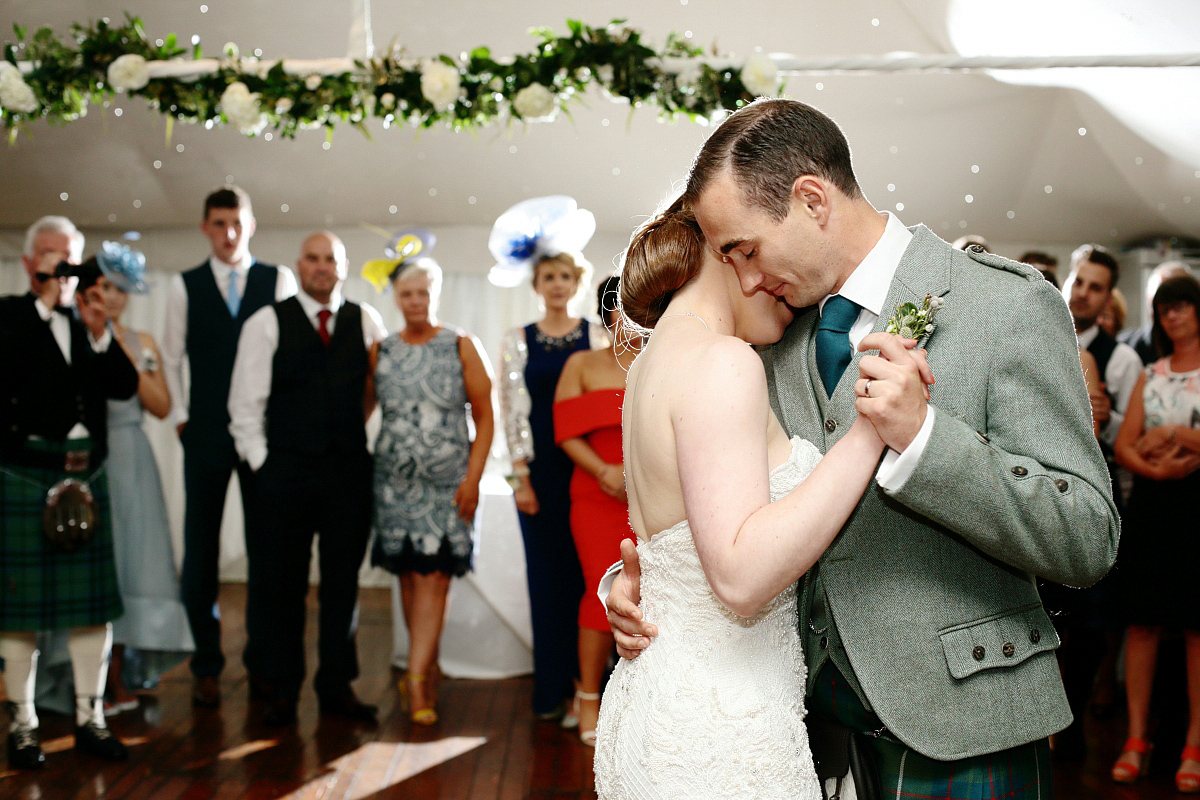 watters dress walled garden wedding scotland dasha caffrey photography 71 1