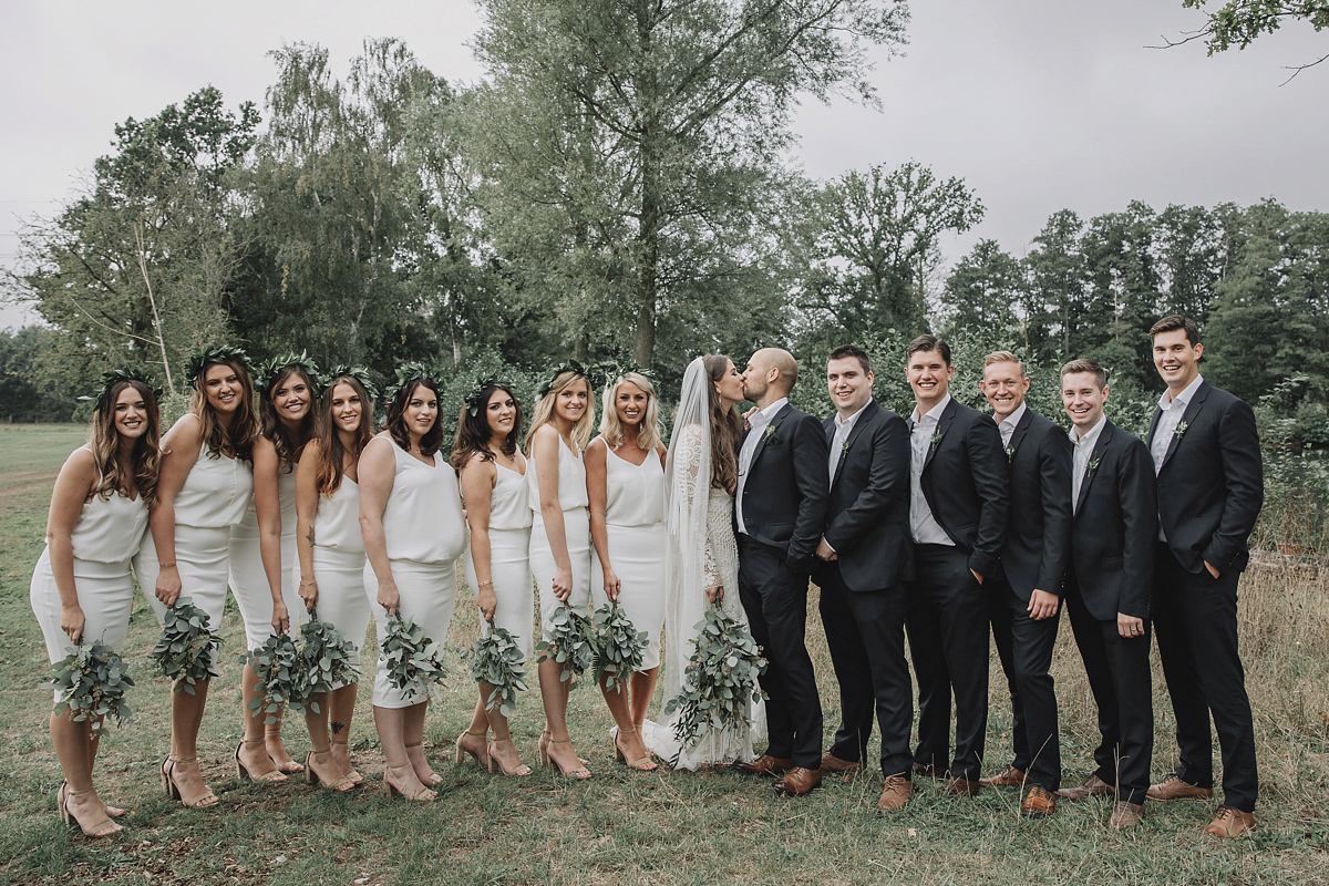 Toria wore a Rue de Seine gown for her natural, organic, Kinfolk inspired and bohemian wedding. Photography by Kat Hill. Toria wore a Rue de Seine gown for her natural, organic, Kinfolk inspired and bohemian wedding. Photography by Kat Hill.