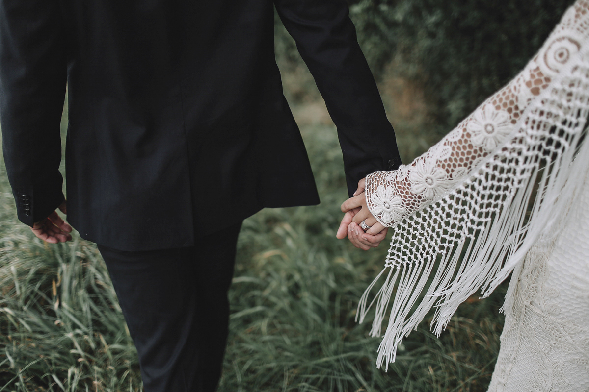 Toria wore a Rue de Seine gown for her natural, organic, Kinfolk inspired and bohemian wedding. Photography by Kat Hill. Toria wore a Rue de Seine gown for her natural, organic, Kinfolk inspired and bohemian wedding. Photography by Kat Hill.