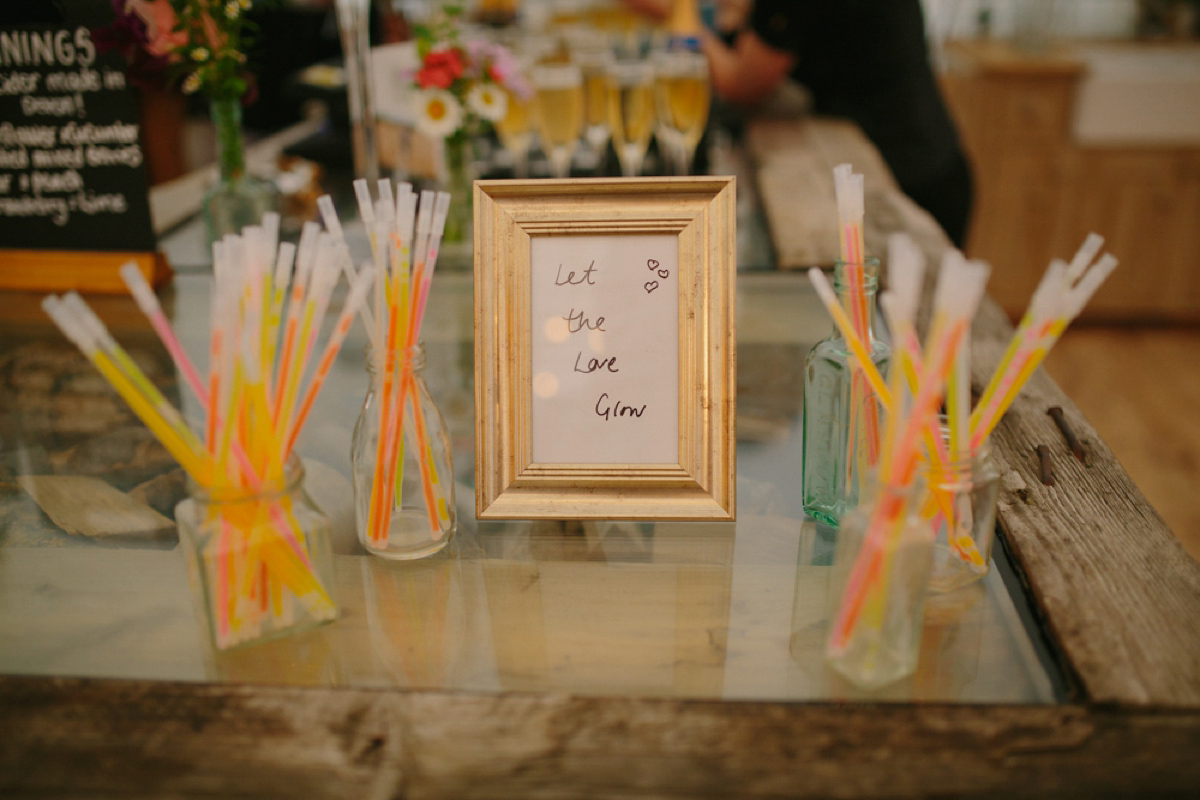 Elizabeth wore a Laure de Sagazan gown for her romantic, fun and colourful Somerset wedding. Photography by The Retreat.