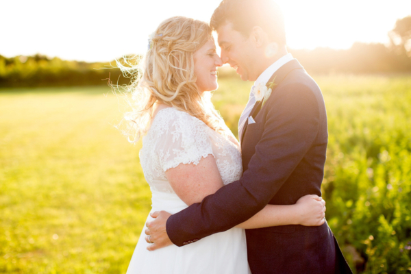 A Cymbeline Gown for a Romantic Country and Greek Banquet Inspired Wedding