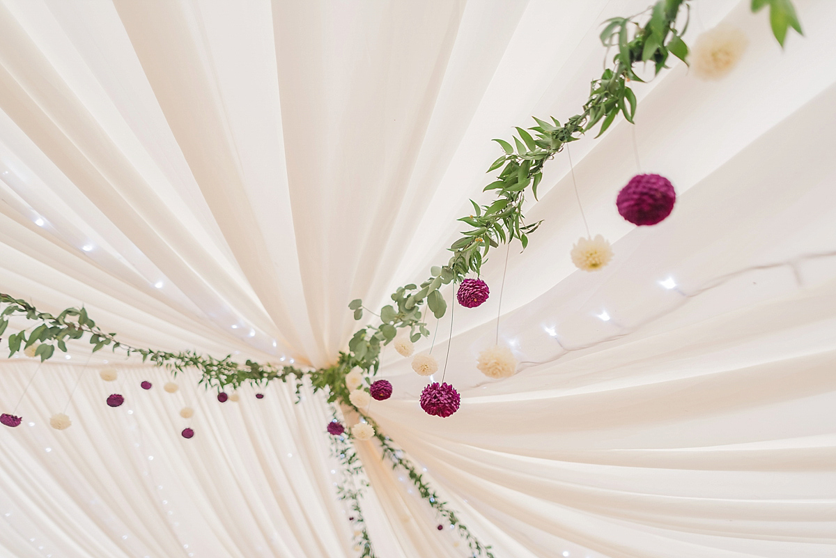 Lyndsey wore a Pronovias gown for her cycling inspired Suffolk Village wedding. Photography by Kerrie Mitchell.