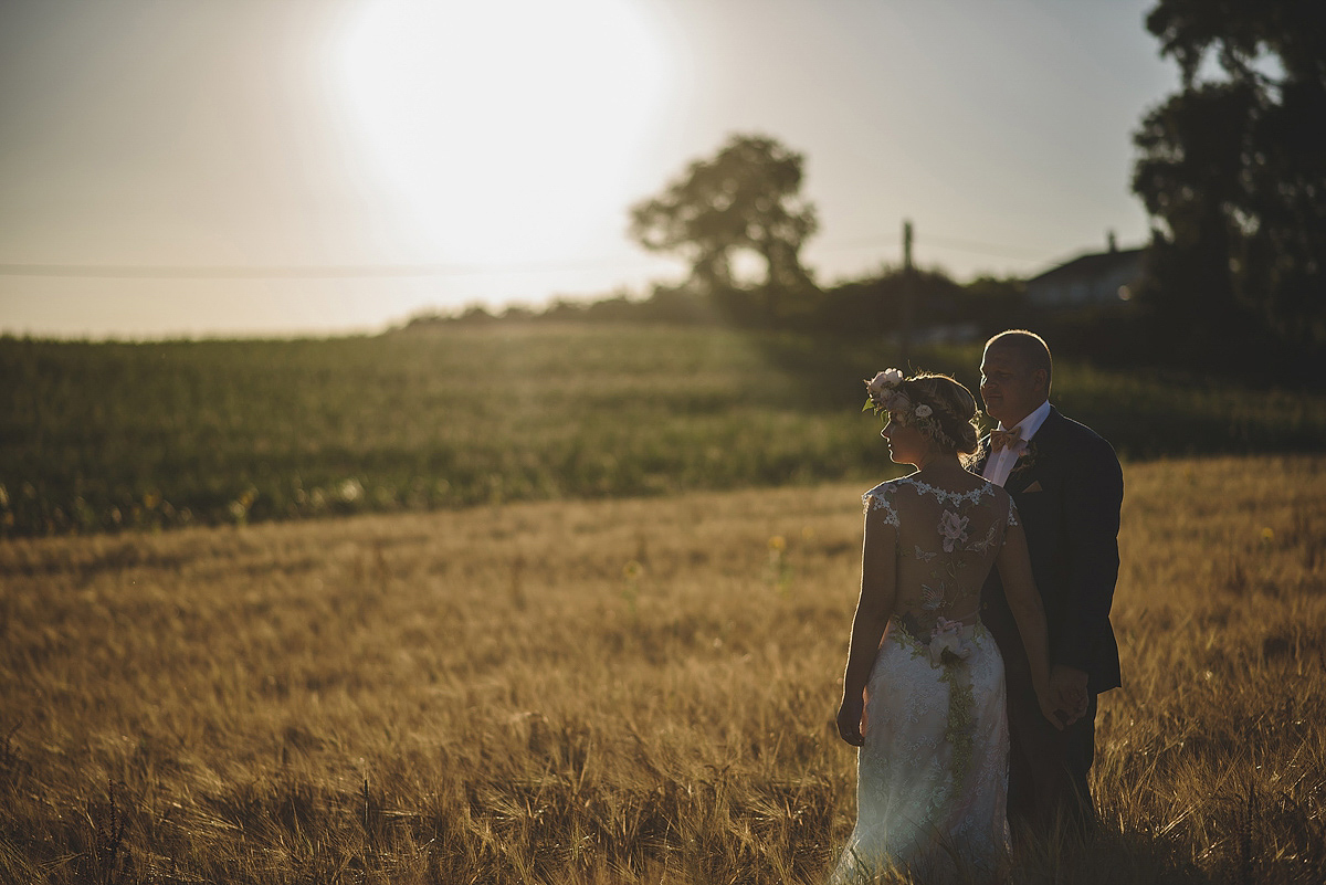 Helaina and Dan had an English country garden-meets French boho chic wedding at Chateau La Durantie in The Dordogne. Photography by Rik Pennington.