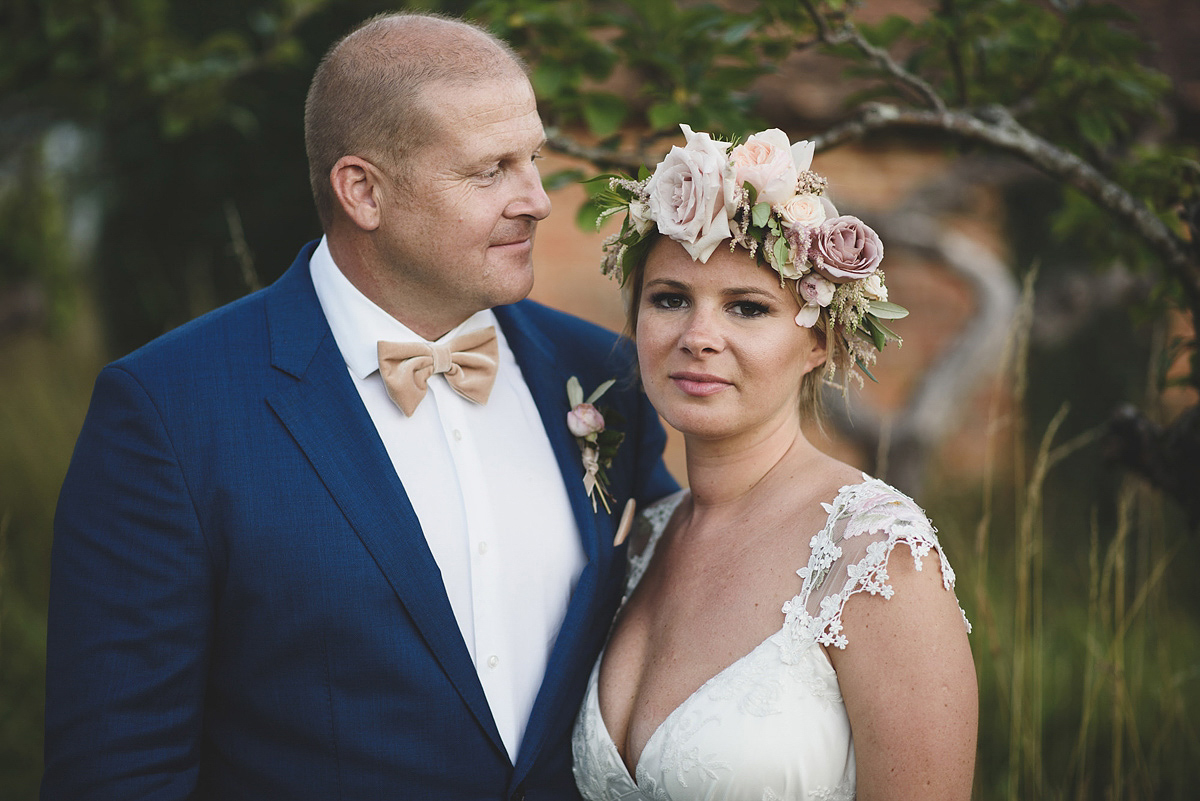 Helaina and Dan had an English country garden-meets French boho chic wedding at Chateau La Durantie in The Dordogne. Photography by Rik Pennington.