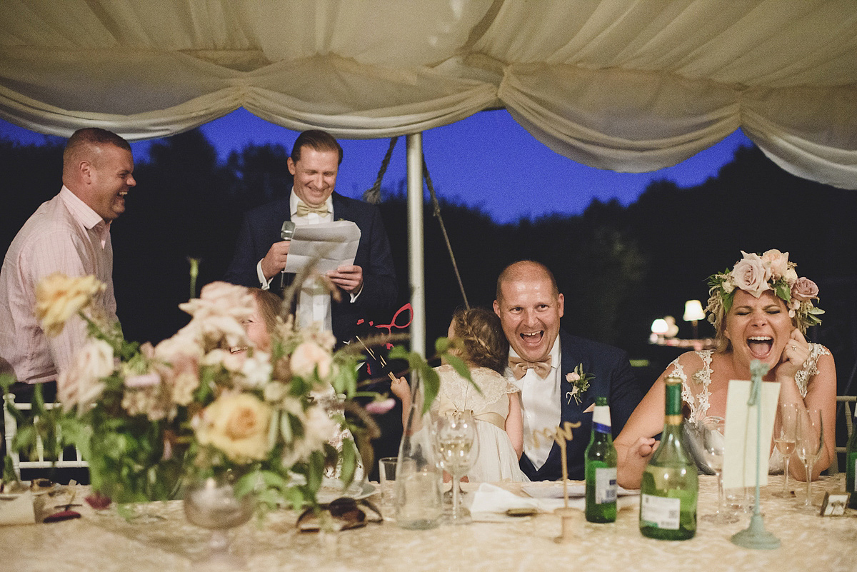 Helaina and Dan had an English country garden-meets French boho chic wedding at Chateau La Durantie in The Dordogne. Photography by Rik Pennington.