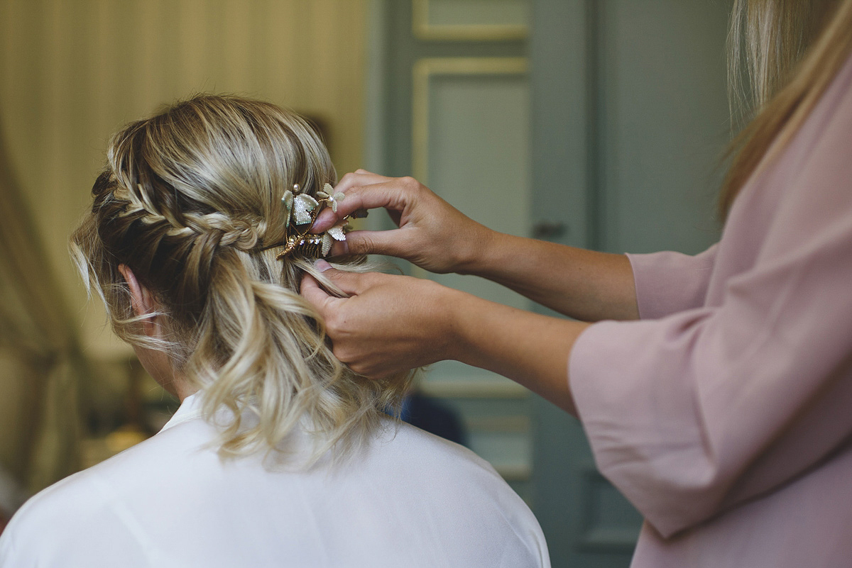 Helaina and Dan had an English country garden-meets French boho chic wedding at Chateau La Durantie in The Dordogne. Photography by Rik Pennington.