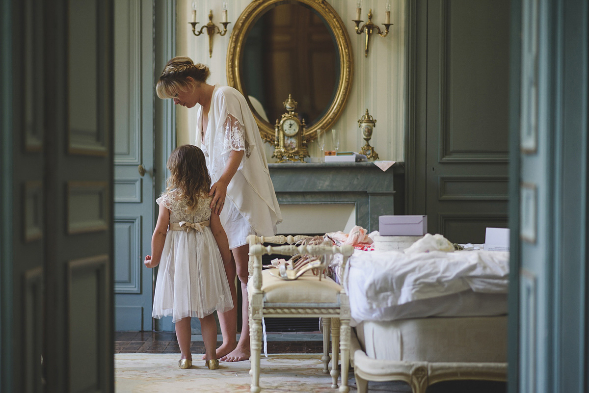 Helaina and Dan had an English country garden-meets French boho chic wedding at Chateau La Durantie in The Dordogne. Photography by Rik Pennington.