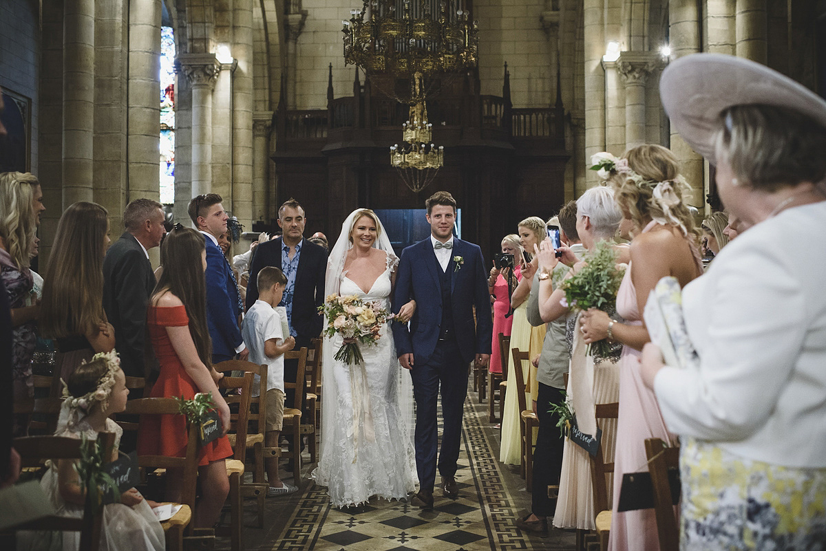 Helaina and Dan had an English country garden-meets French boho chic wedding at Chateau La Durantie in The Dordogne. Photography by Rik Pennington.