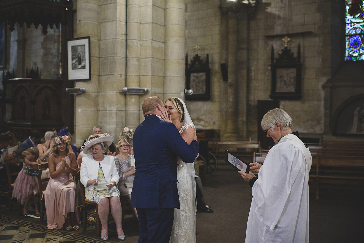 Helaina and Dan had an English country garden-meets French boho chic wedding at Chateau La Durantie in The Dordogne. Photography by Rik Pennington.