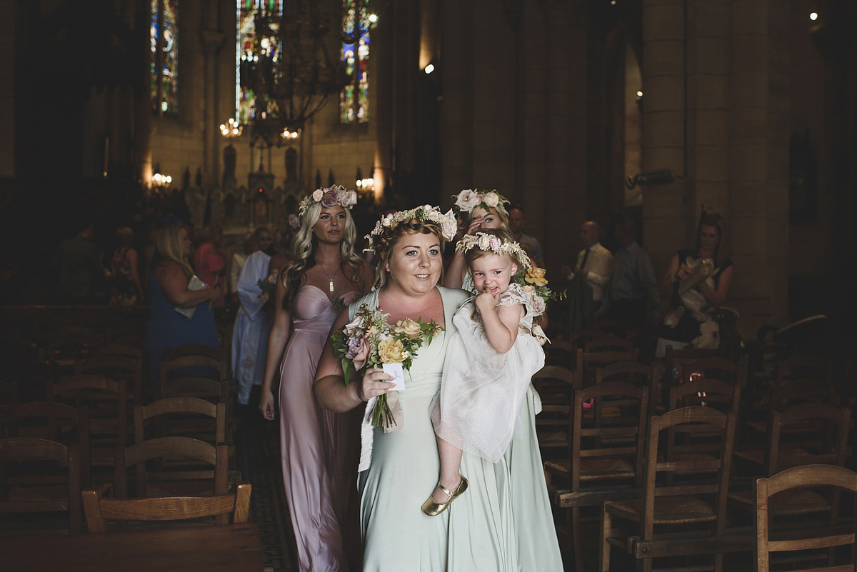 Helaina and Dan had an English country garden-meets French boho chic wedding at Chateau La Durantie in The Dordogne. Photography by Rik Pennington.
