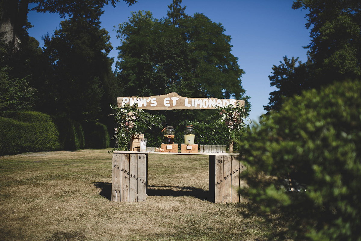 Helaina and Dan had an English country garden-meets French boho chic wedding at Chateau La Durantie in The Dordogne. Photography by Rik Pennington.