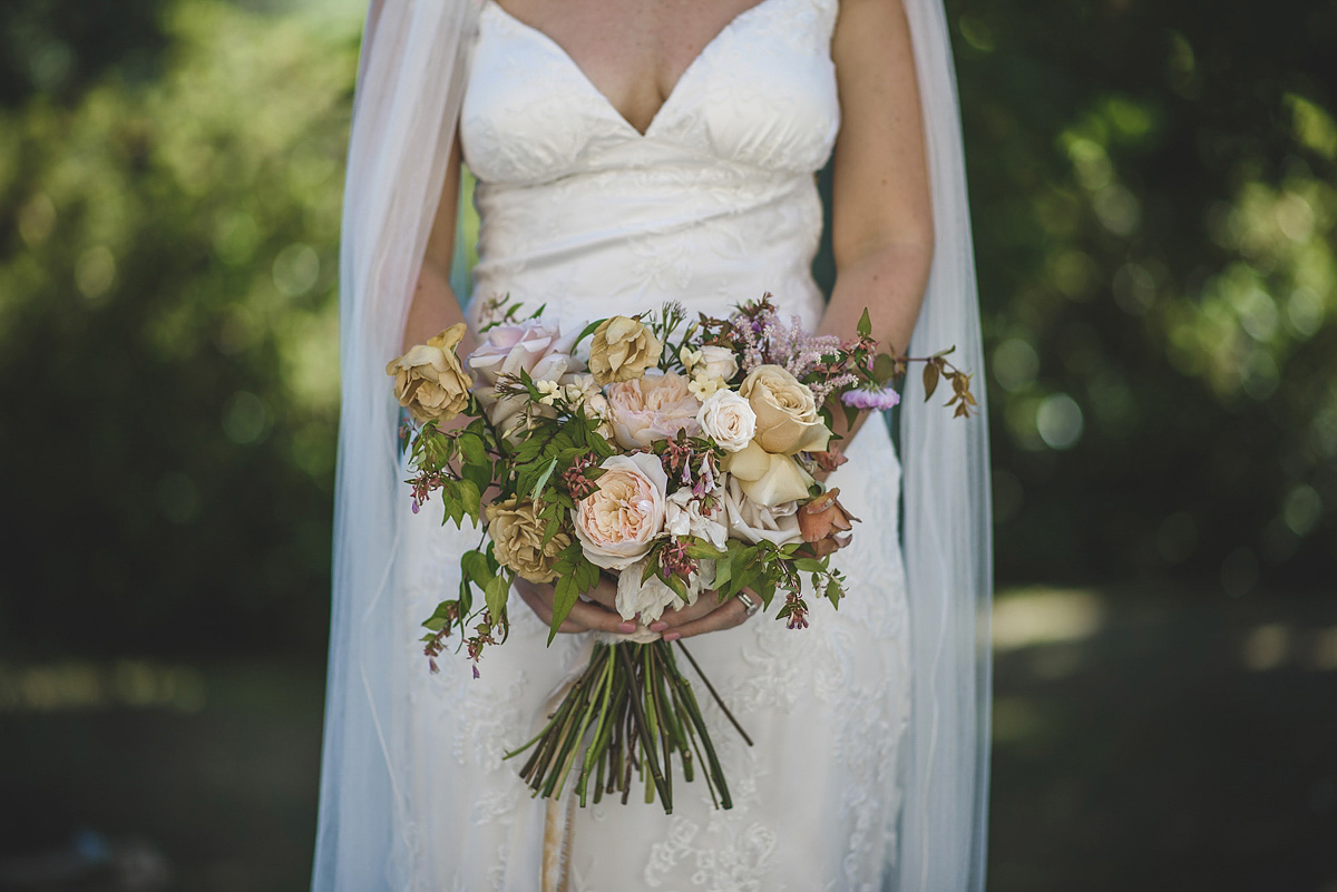 Helaina and Dan had an English country garden-meets French boho chic wedding at Chateau La Durantie in The Dordogne. Photography by Rik Pennington.