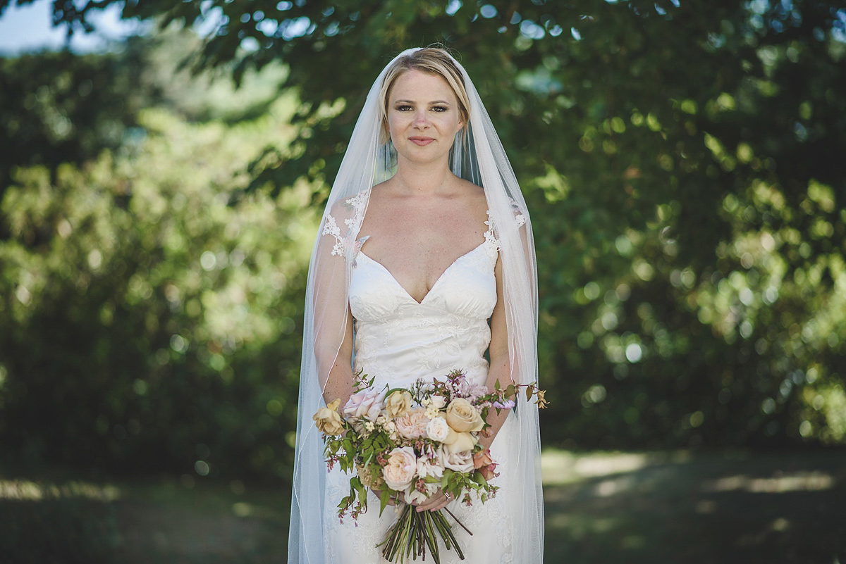 Helaina and Dan had an English country garden-meets French boho chic wedding at Chateau La Durantie in The Dordogne. Photography by Rik Pennington.