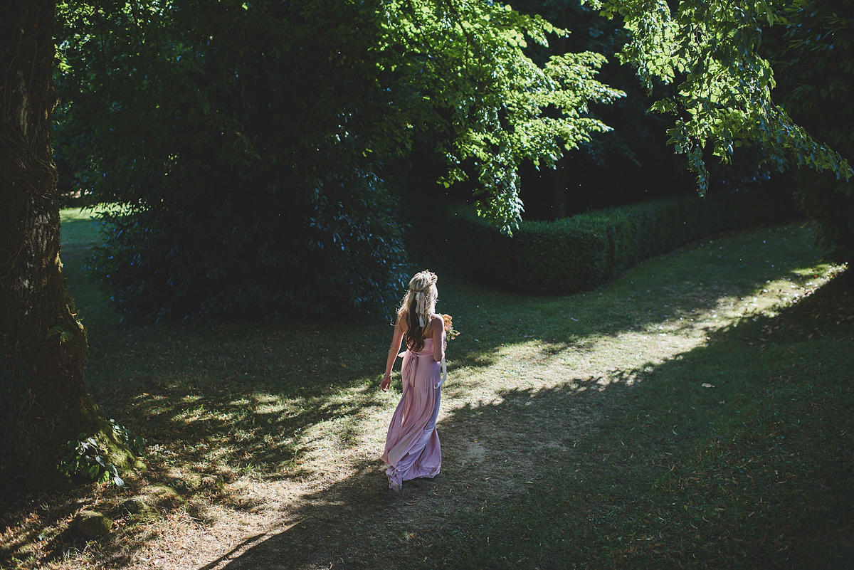 Helaina and Dan had an English country garden-meets French boho chic wedding at Chateau La Durantie in The Dordogne. Photography by Rik Pennington.