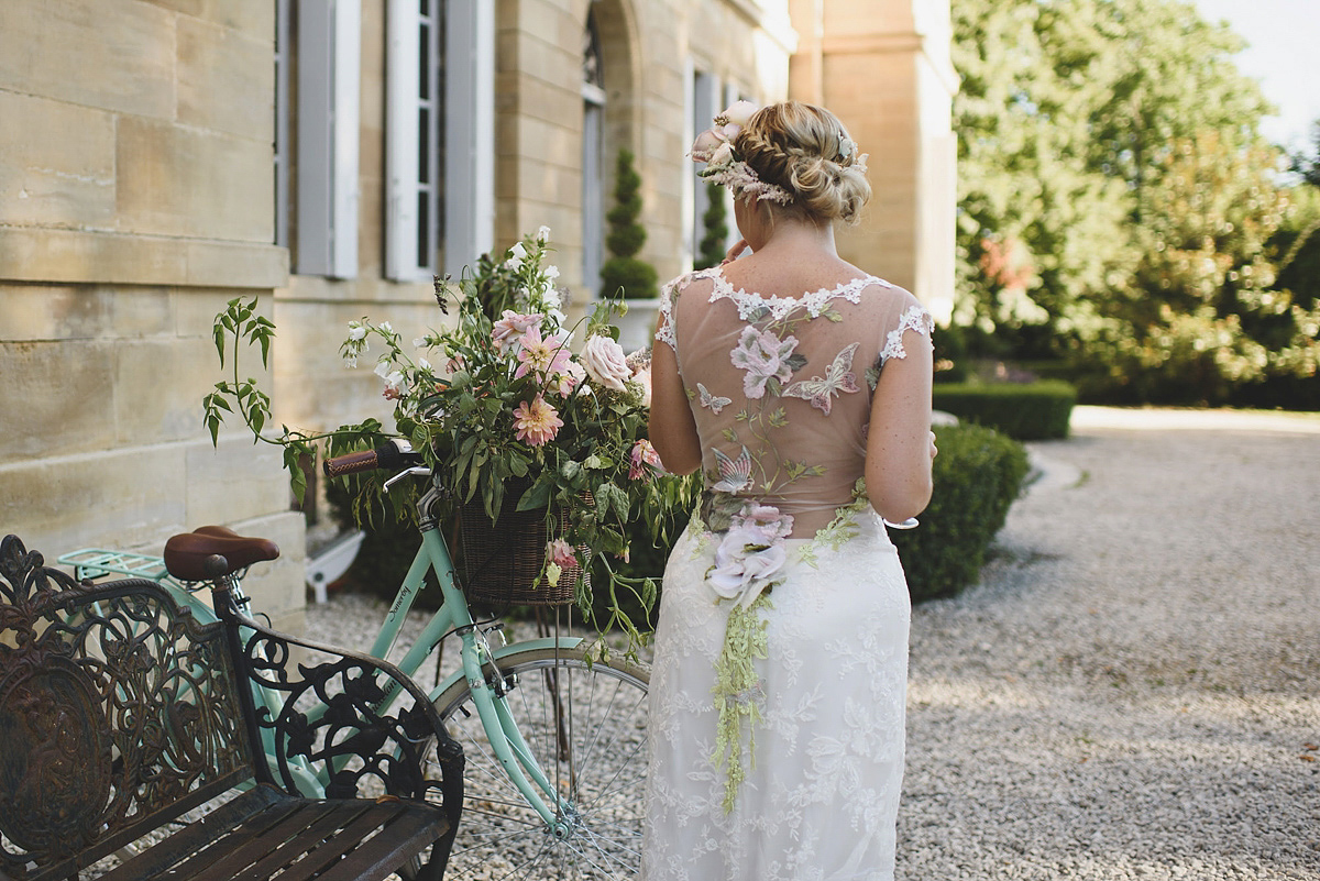 Helaina and Dan had an English country garden-meets French boho chic wedding at Chateau La Durantie in The Dordogne. Photography by Rik Pennington.